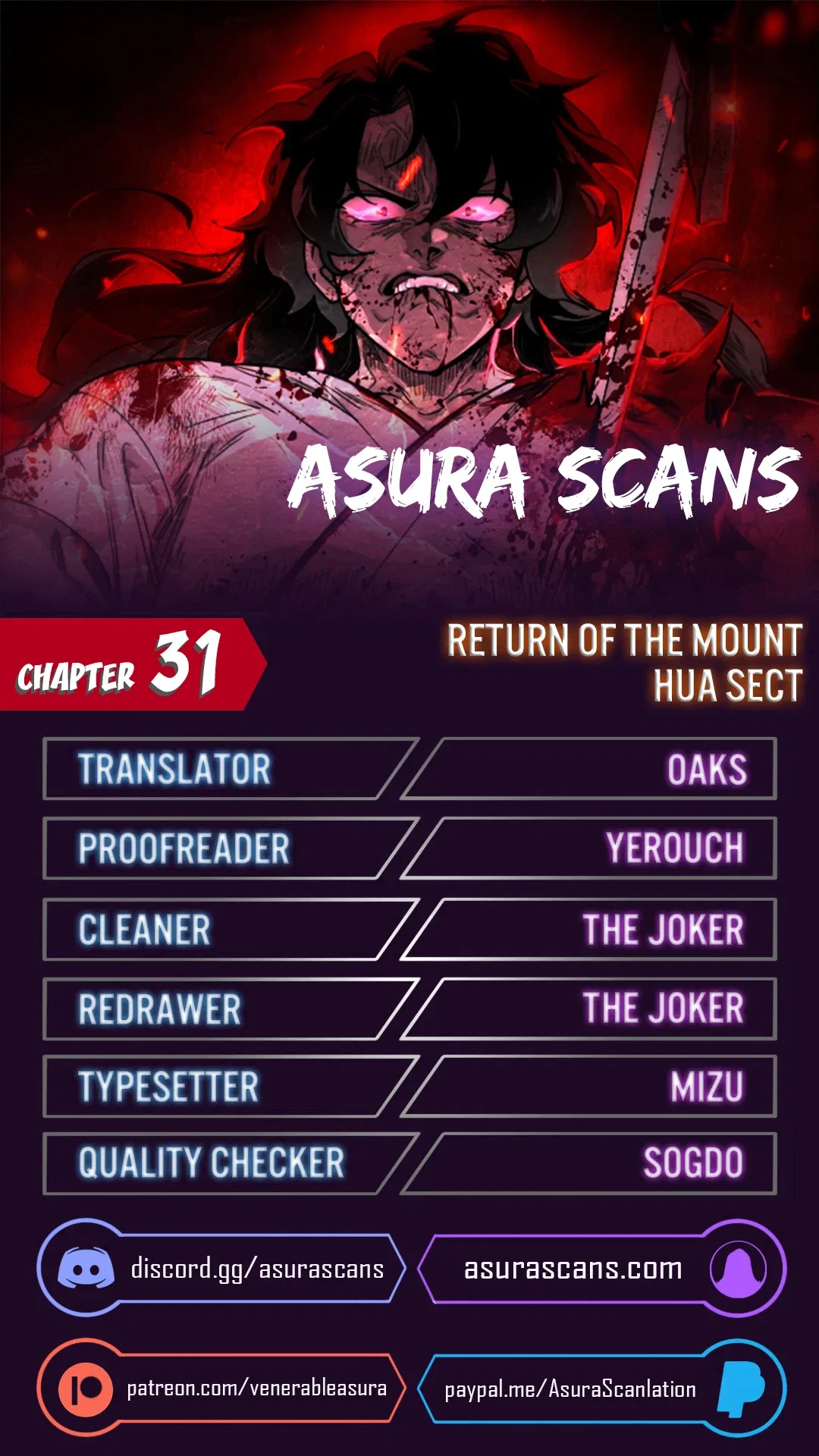 Return of the Mount Hua Sect Chapter 31 – Page 1