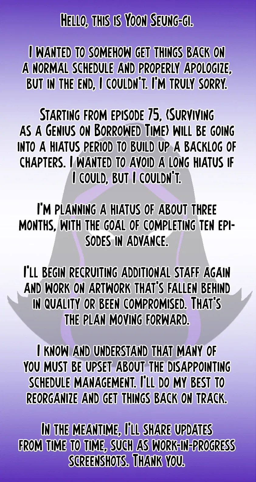 Surviving as a Genius on Borrowed Time Chapter 75.5 – Page 1