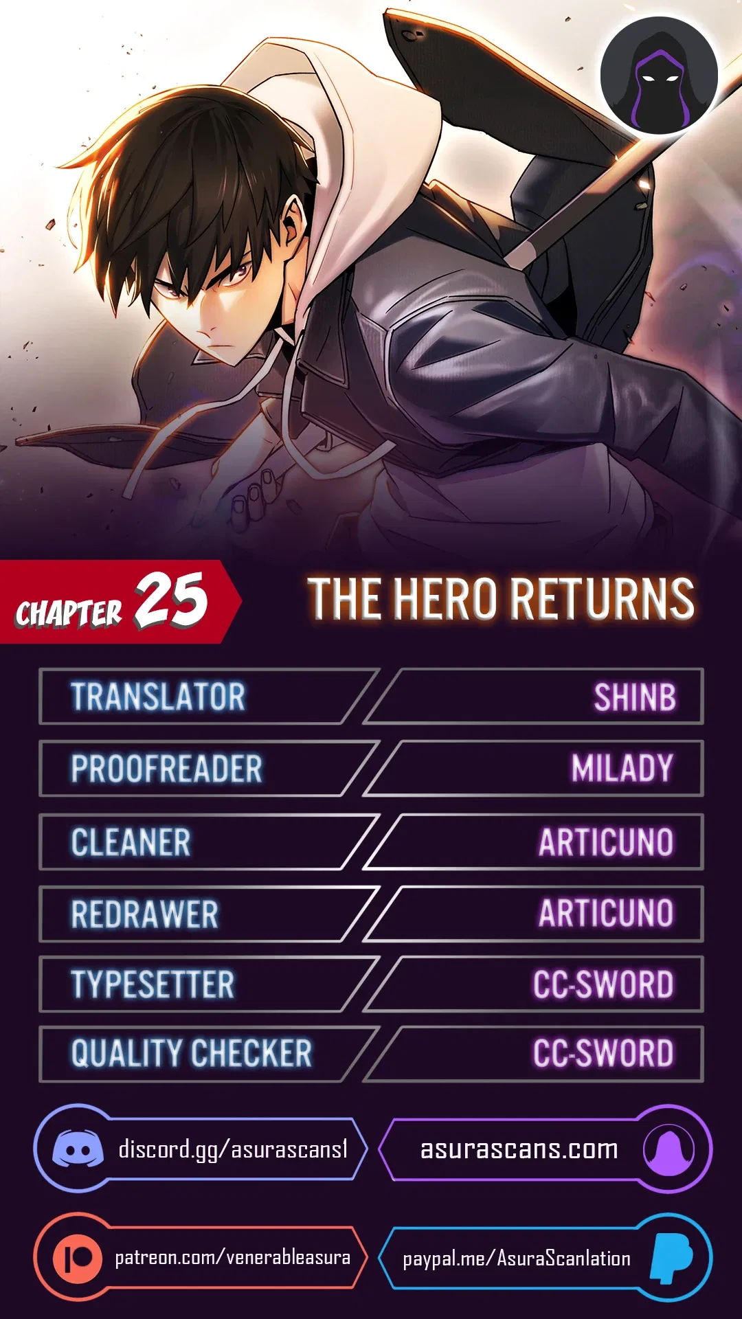 The Hero Returns Chapter 25 – Page 1