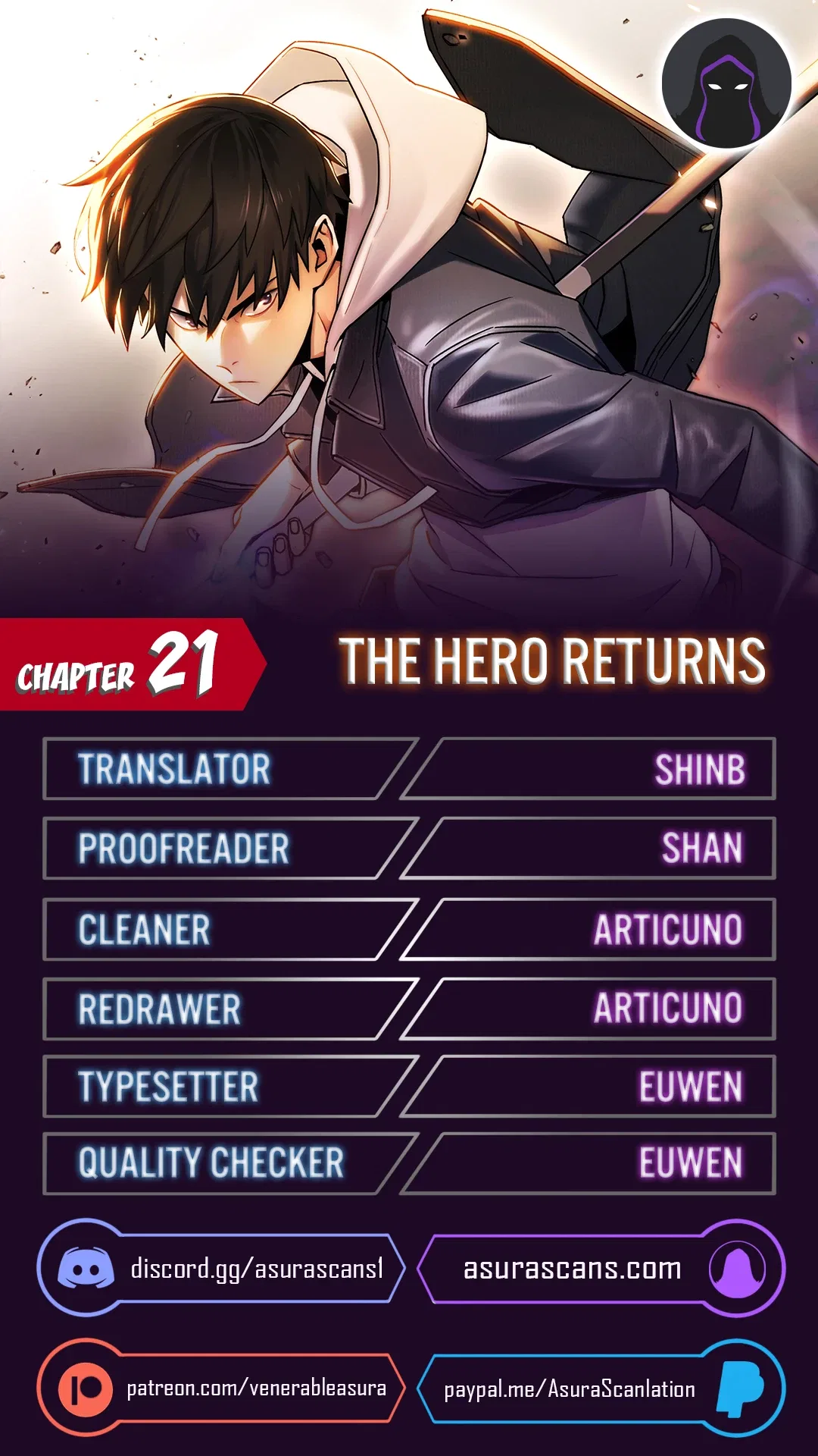 The Hero Returns Chapter 21 – Page 1