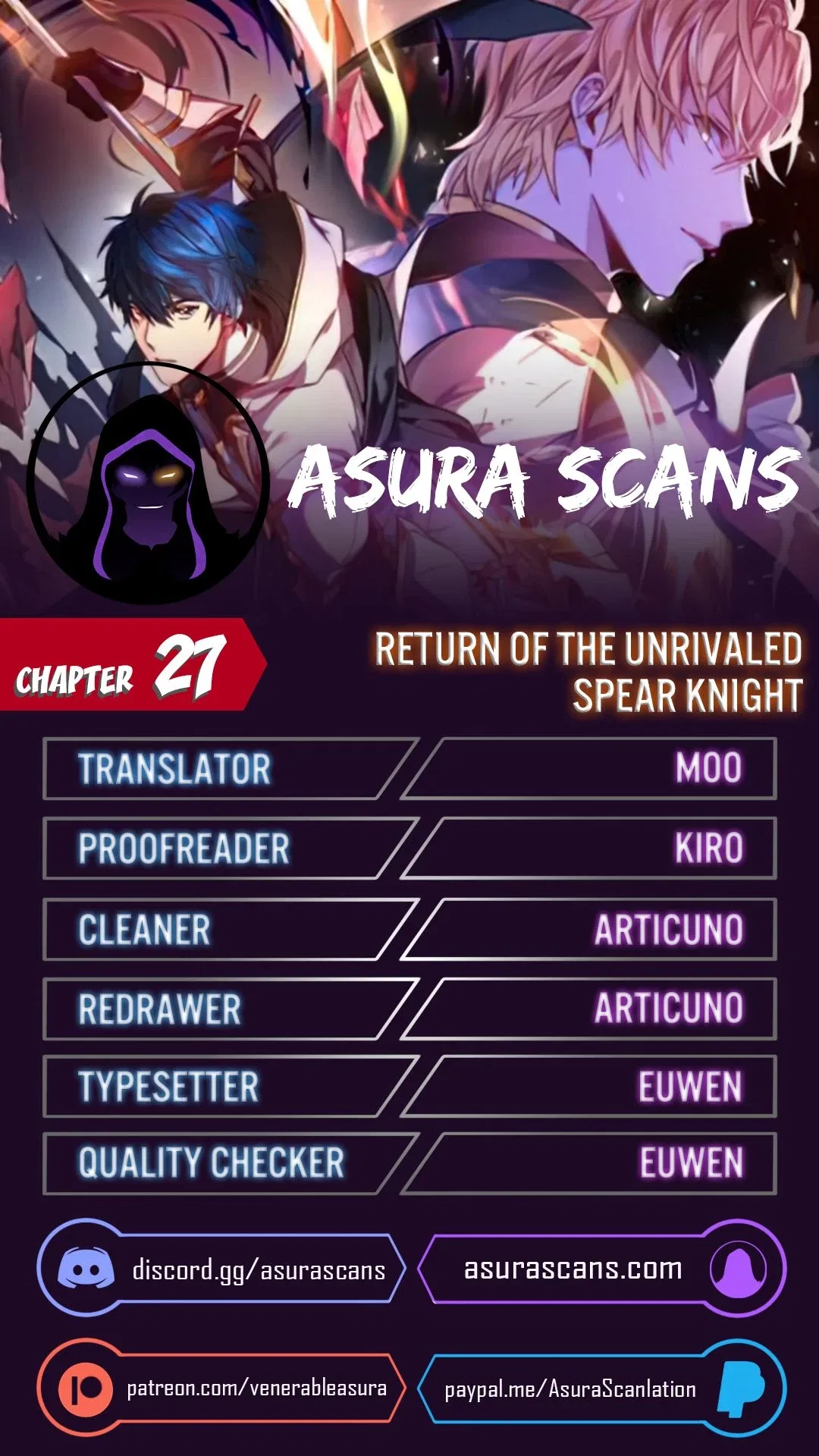 Return of The Unrivaled Spear Knight Chapter 27 – Page 1