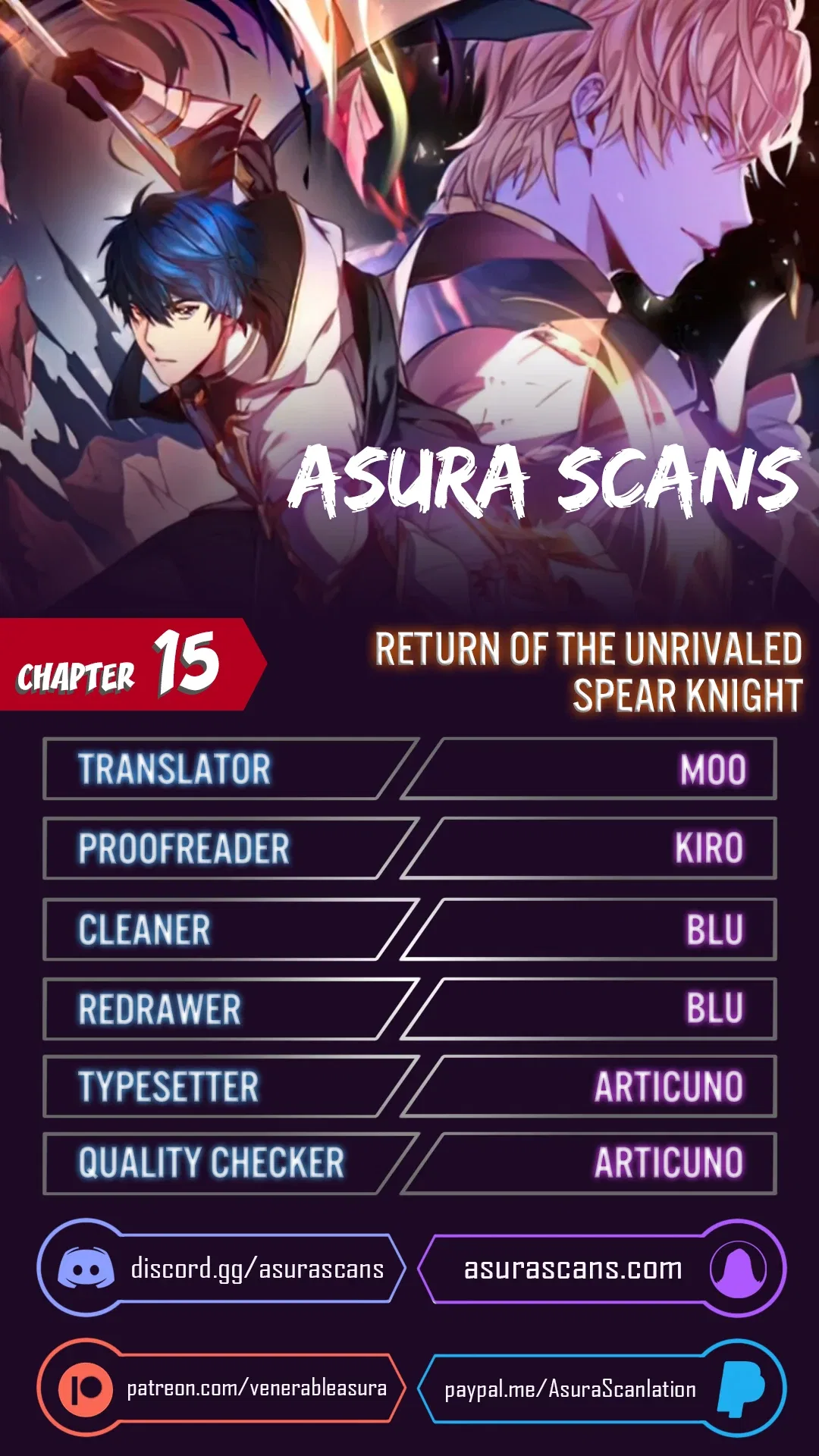 Return of The Unrivaled Spear Knight Chapter 15 – Page 1