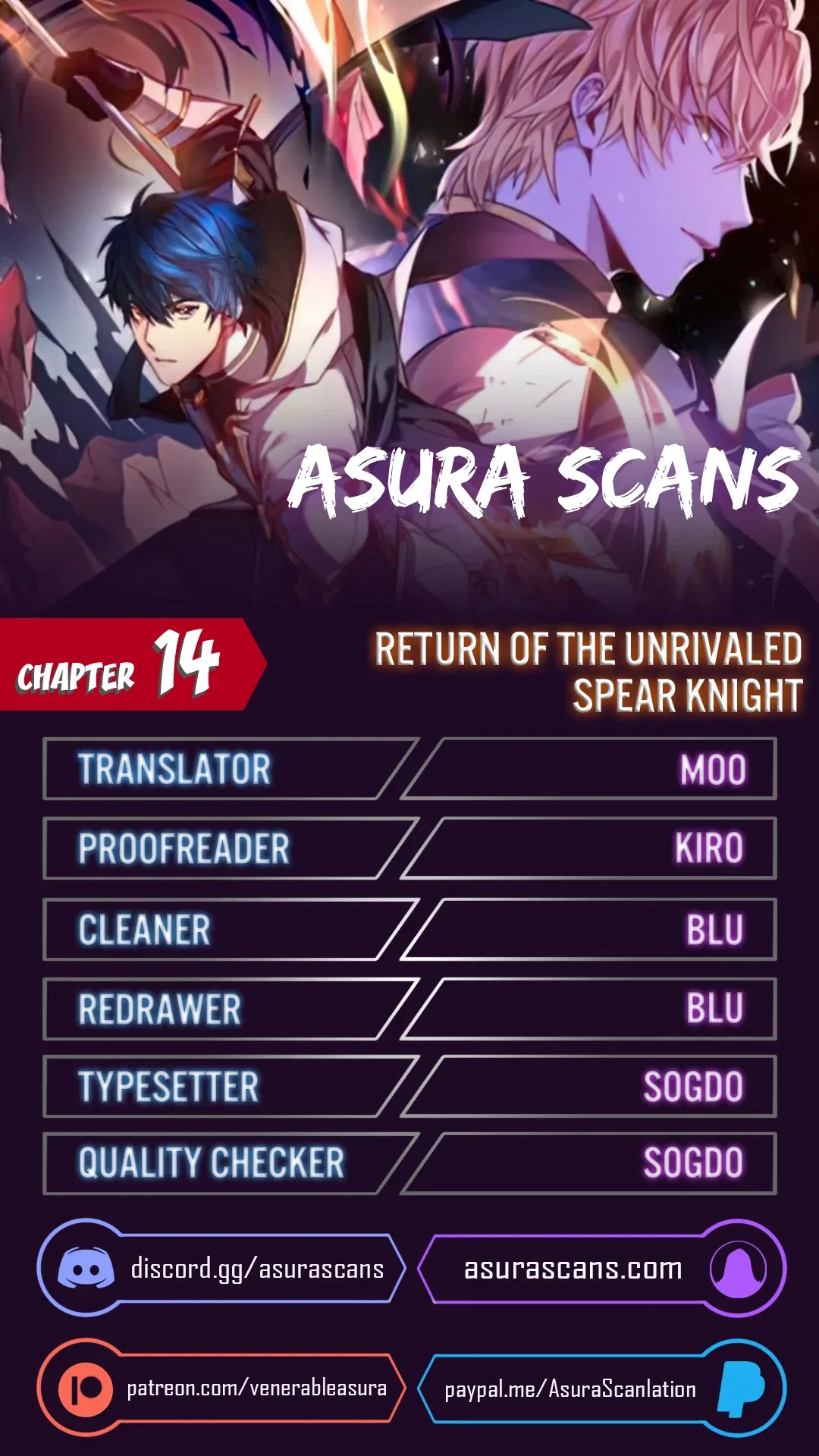 Return of The Unrivaled Spear Knight Chapter 14 – Page 1