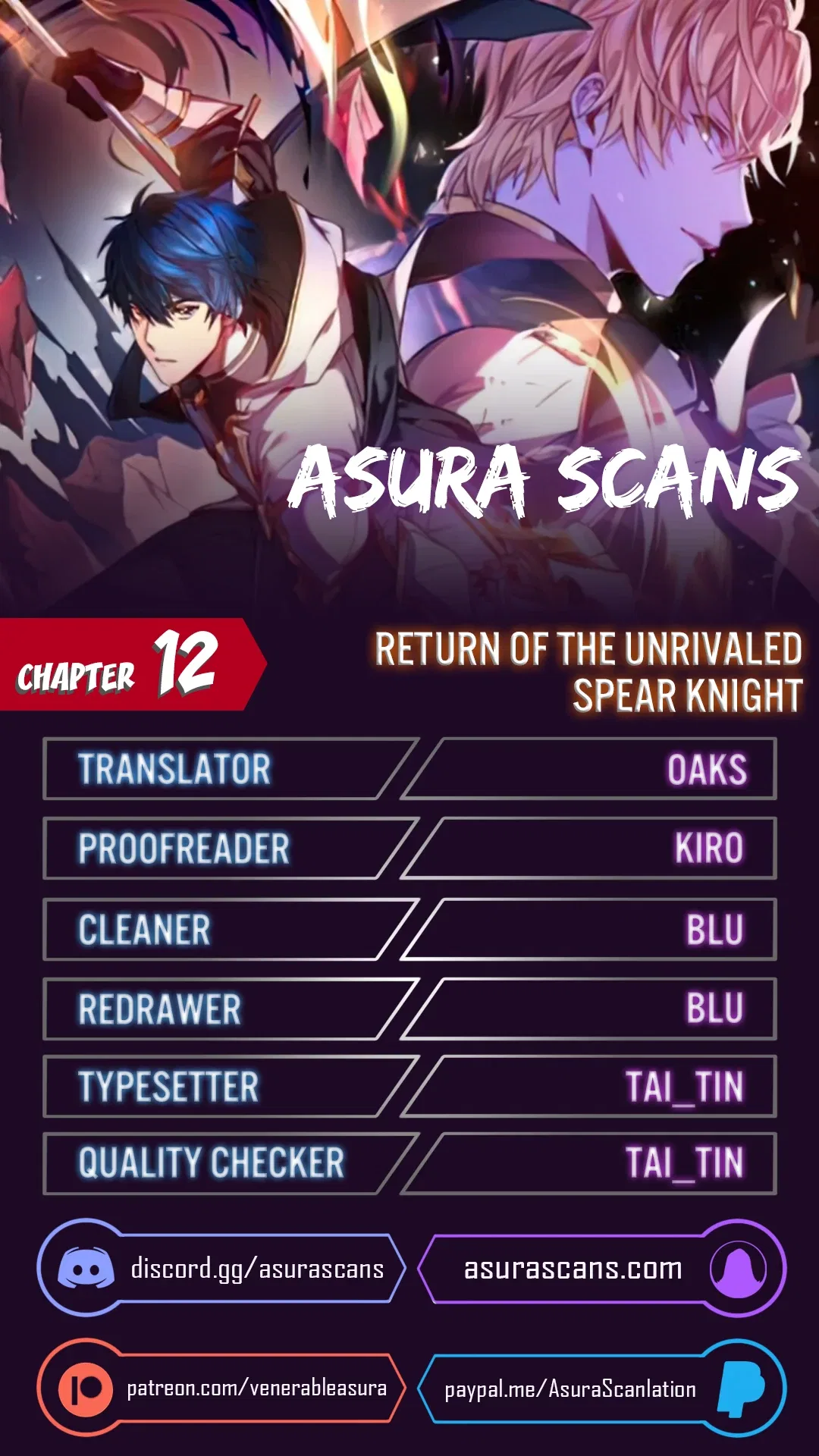 Return of The Unrivaled Spear Knight Chapter 12 – Page 1