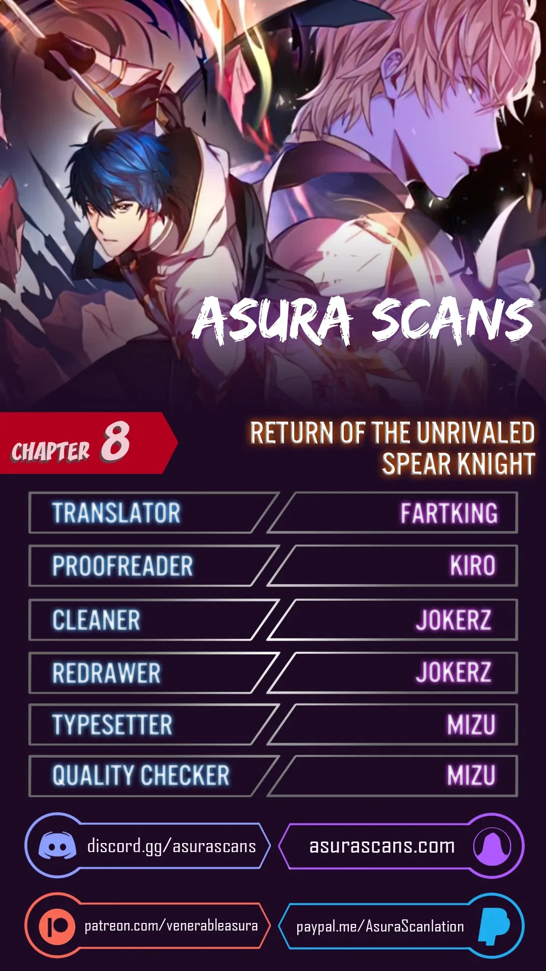 Return of The Unrivaled Spear Knight Chapter 8 – Page 1