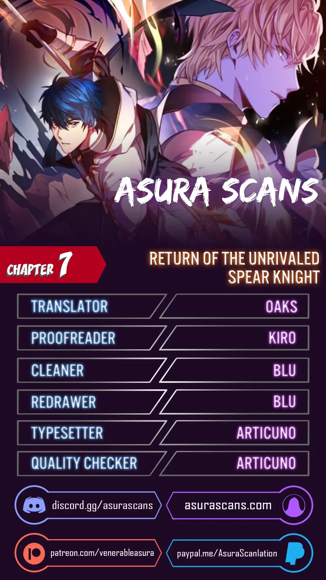 Return of The Unrivaled Spear Knight Chapter 7 – Page 1