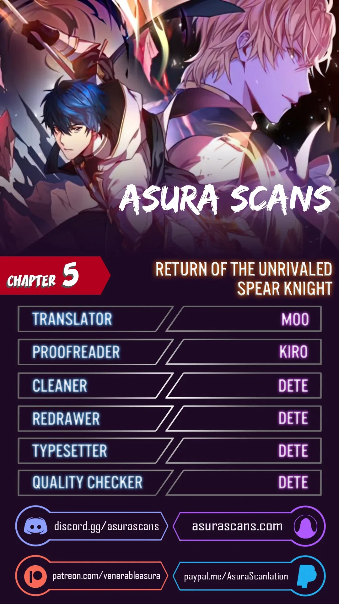 Return of The Unrivaled Spear Knight Chapter 5 – Page 1