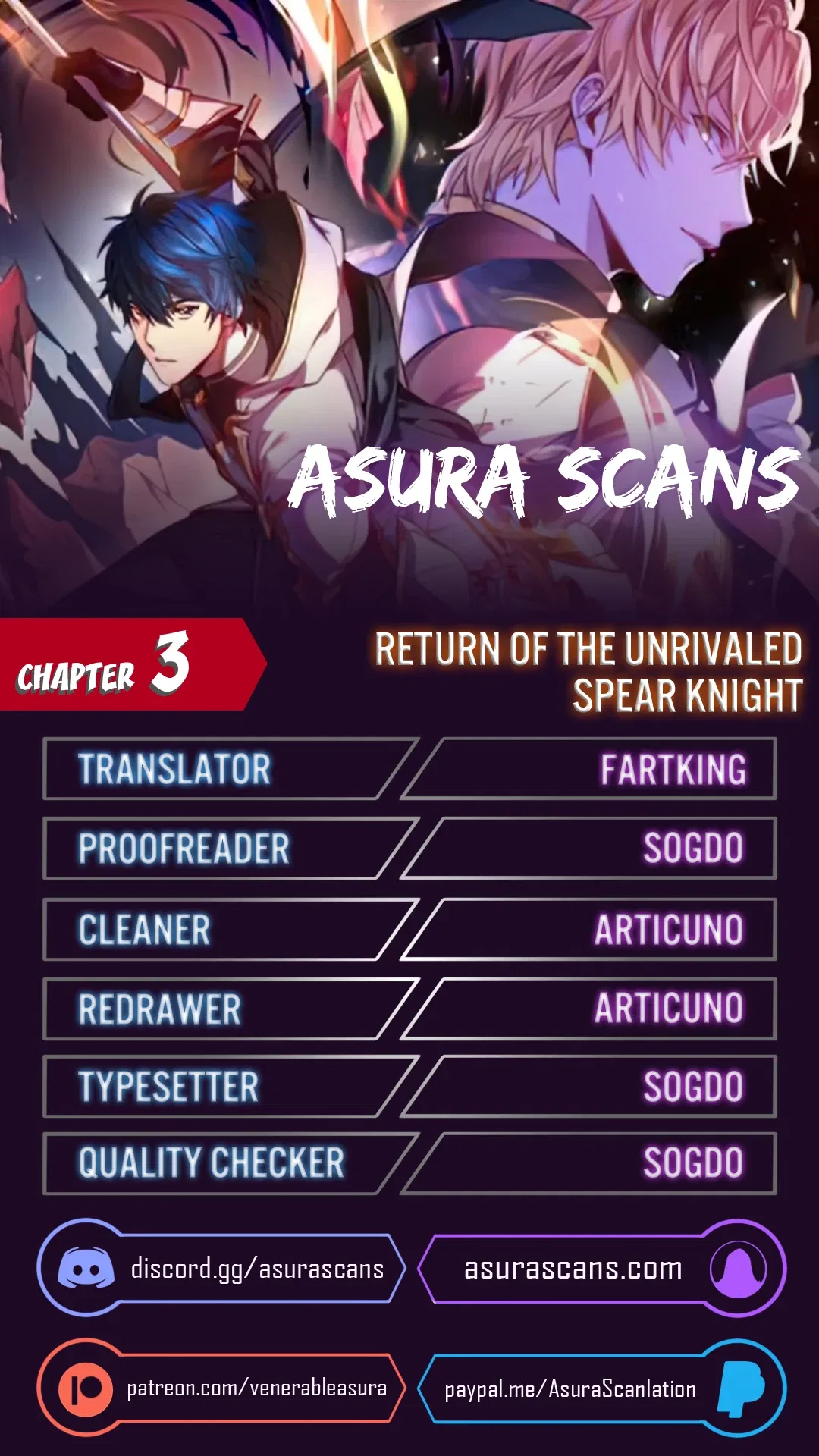 Return of The Unrivaled Spear Knight Chapter 3 – Page 1