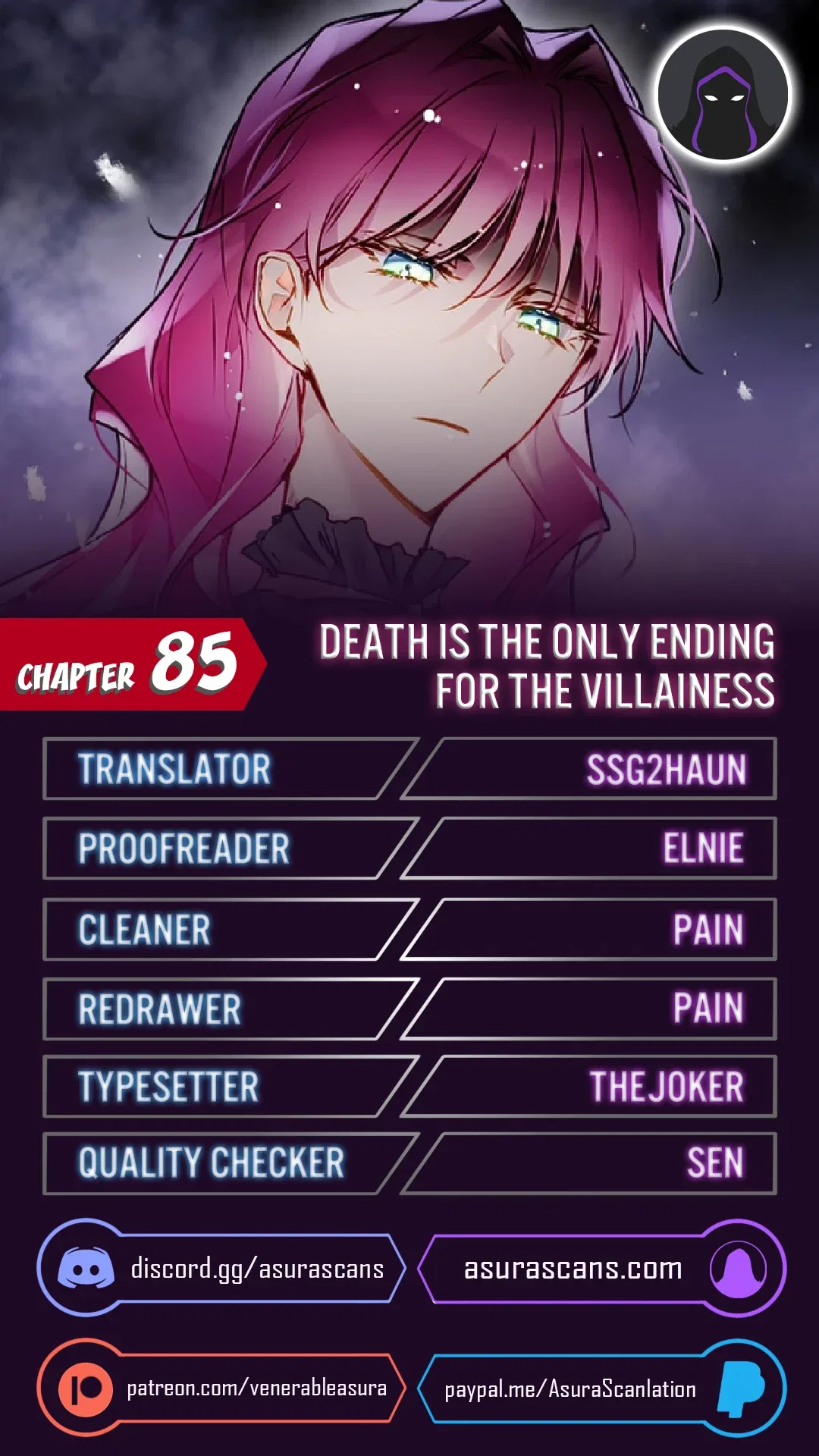 Death Is the Only Ending for the Villainess Chapter 85 – Page 1