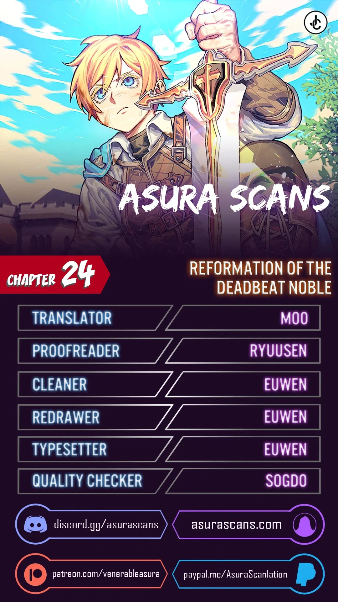 Reformation of the Deadbeat Noble Chapter 24 – Page 1