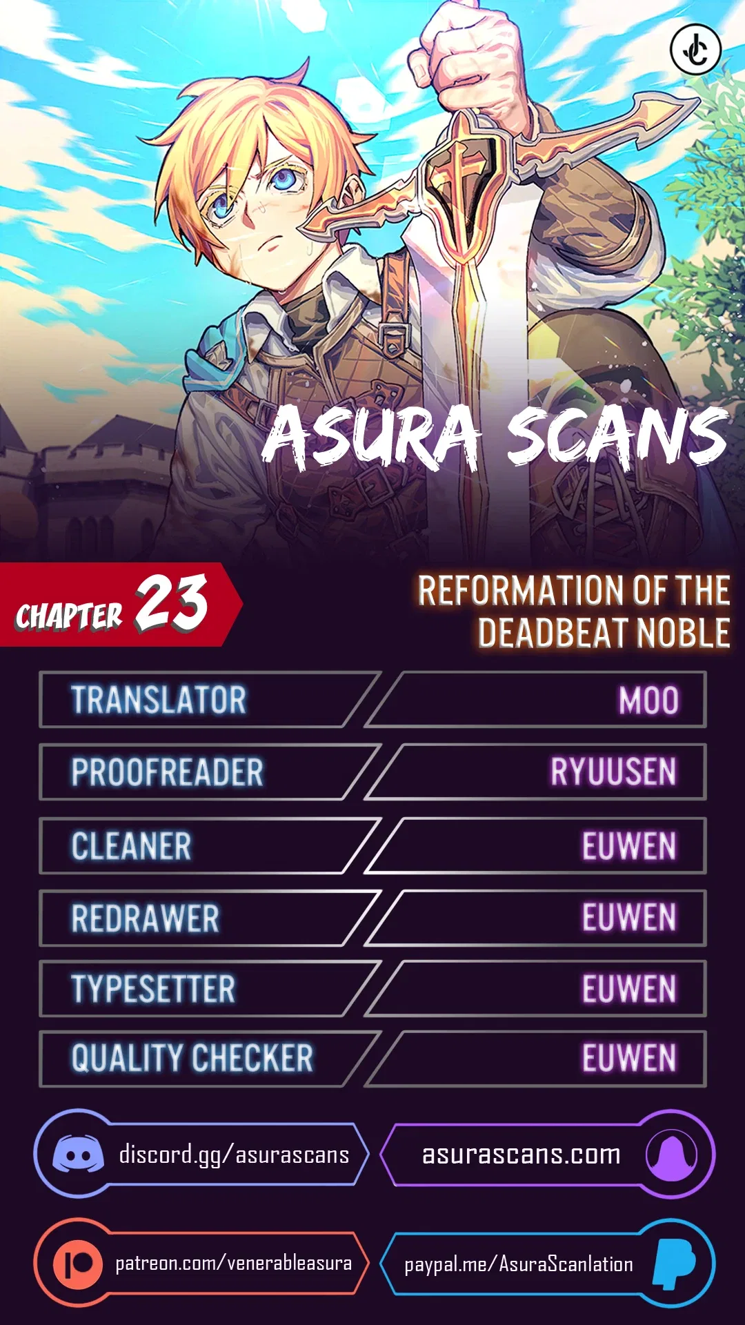 Reformation of the Deadbeat Noble Chapter 23 – Page 1
