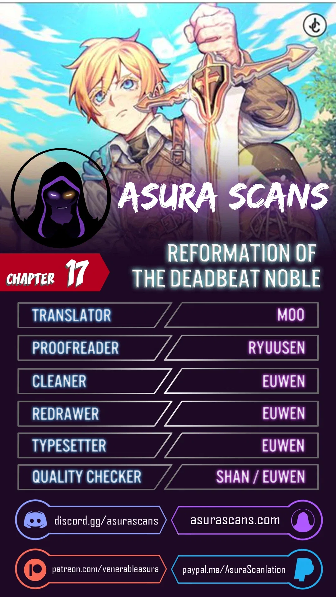 Reformation of the Deadbeat Noble Chapter 17 – Page 1