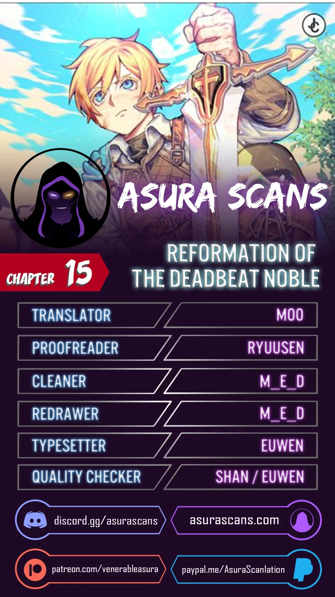 Reformation of the Deadbeat Noble Chapter 15 – Page 1