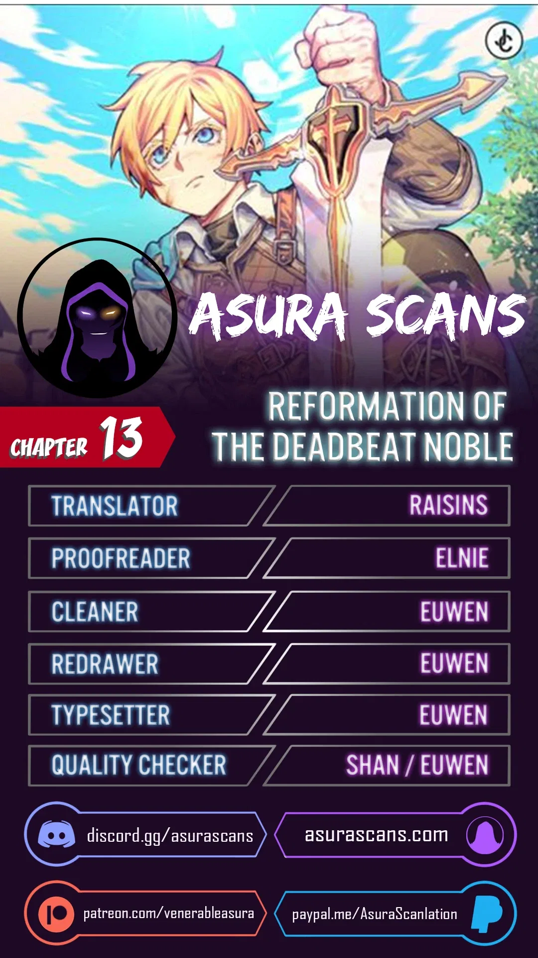 Reformation of the Deadbeat Noble Chapter 13 – Page 1