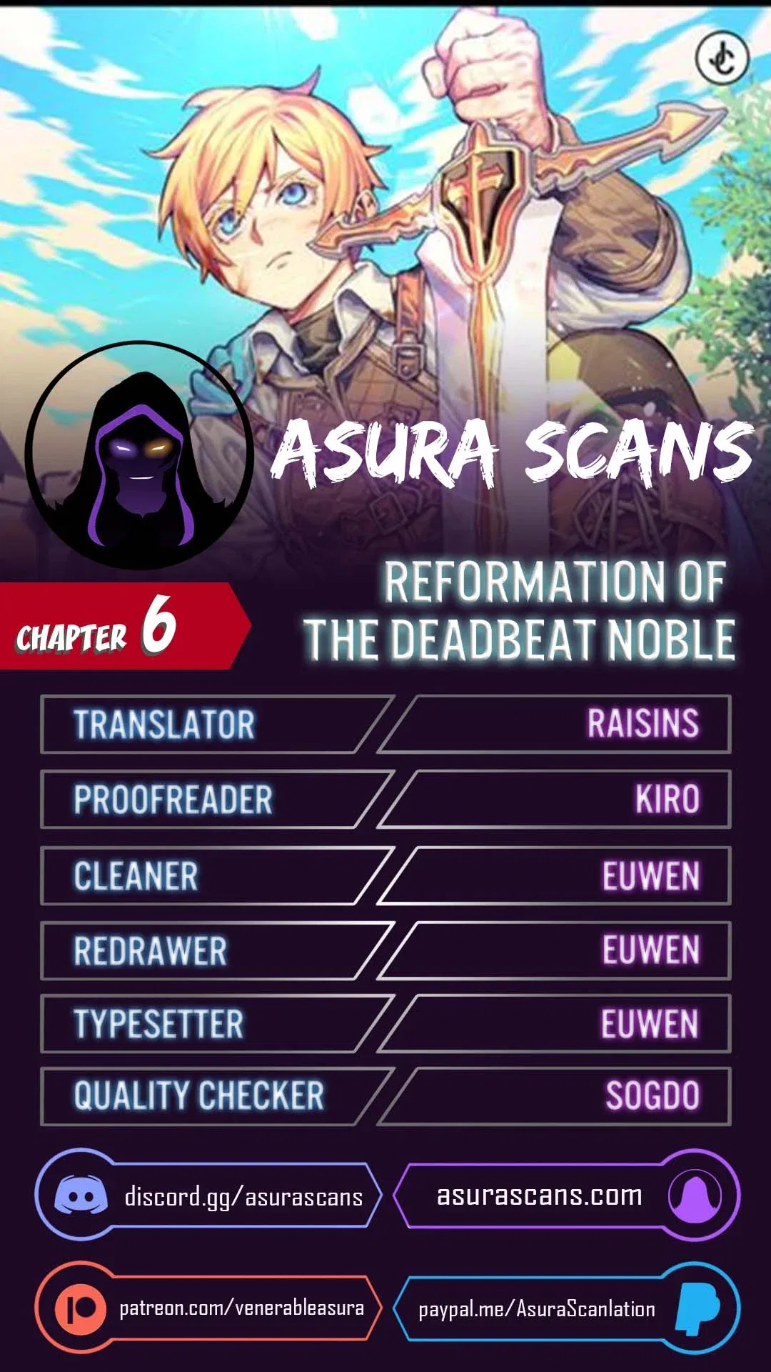 Reformation of the Deadbeat Noble Chapter 6 – Page 1
