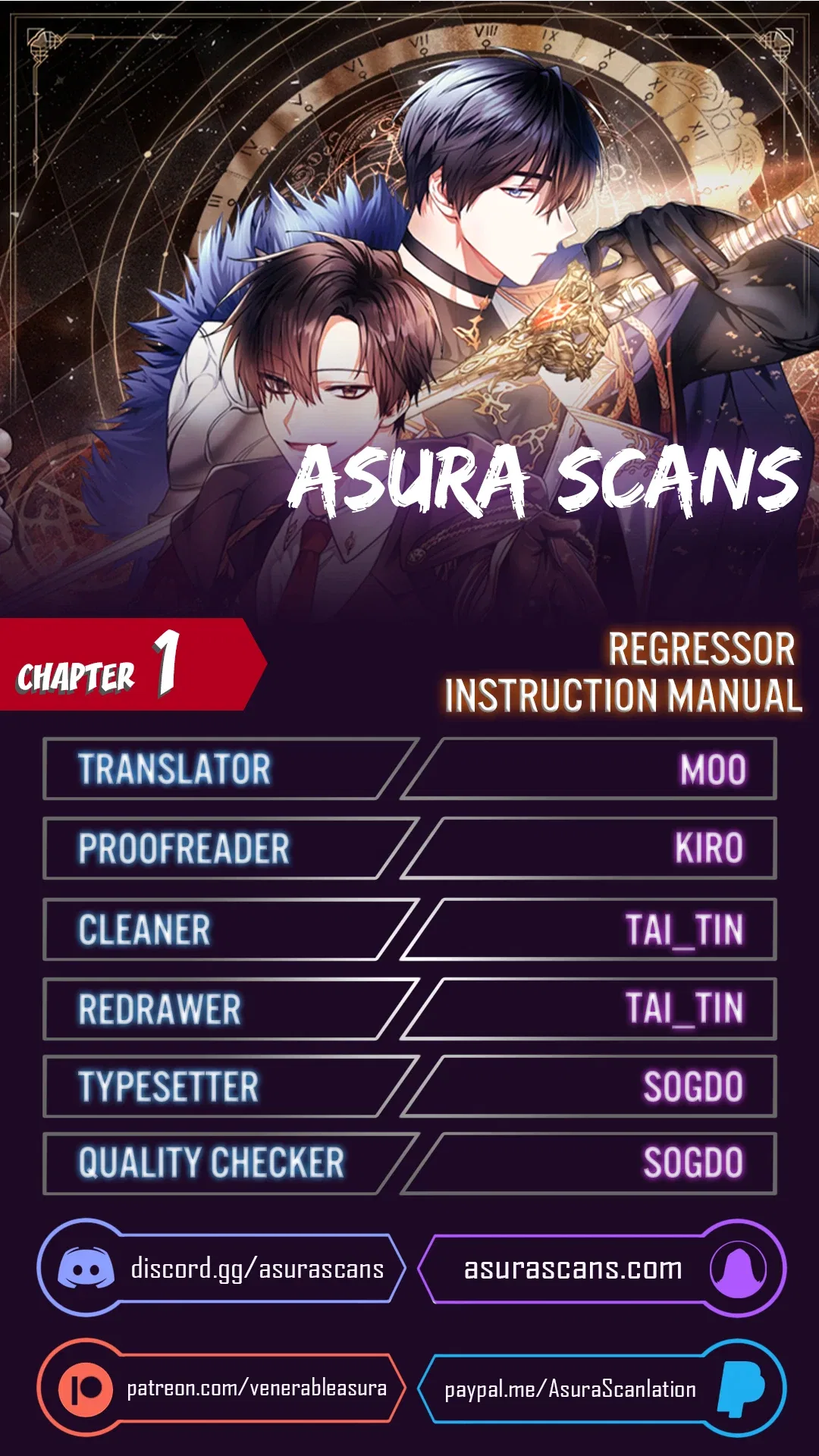 Regressor Instruction Manual Chapter 1 – Page 1