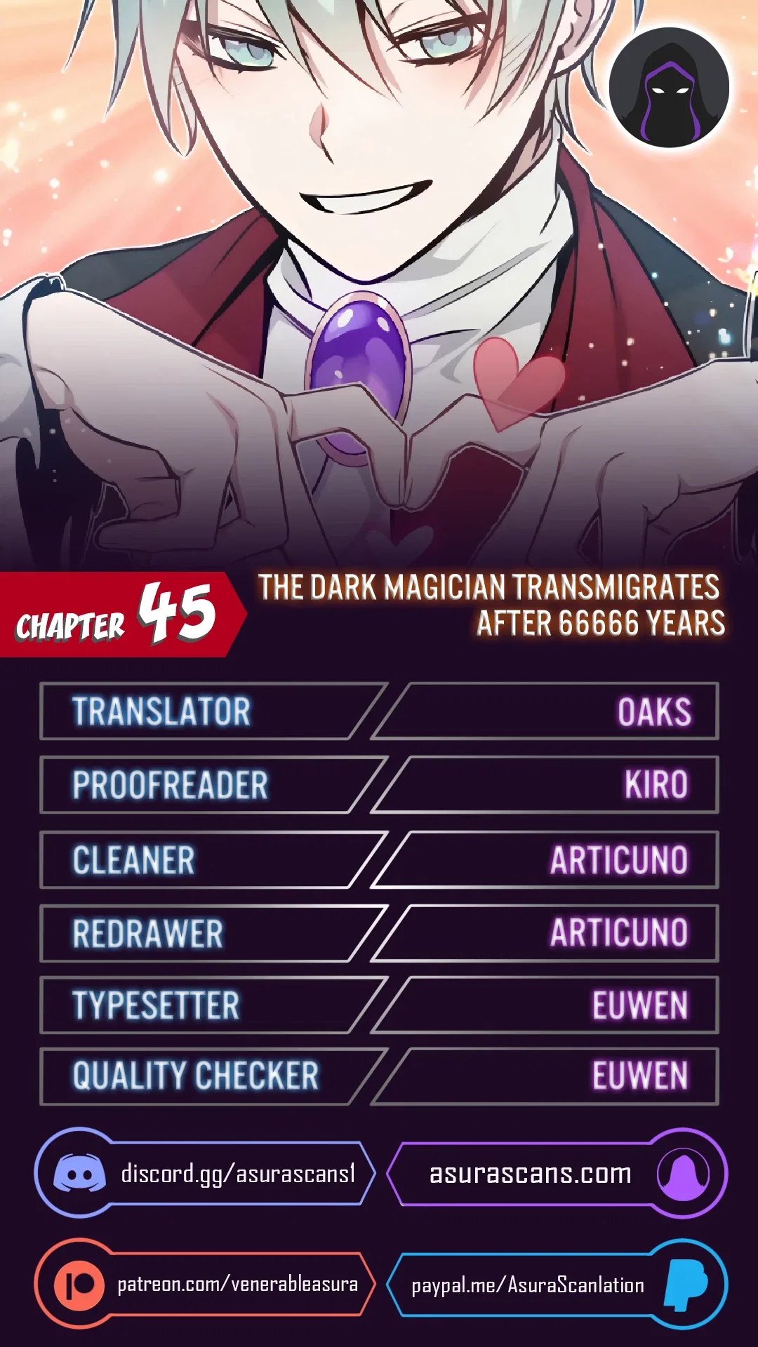 The Dark Magician Transmigrates After 66666 Years Chapter 45 – Page 1