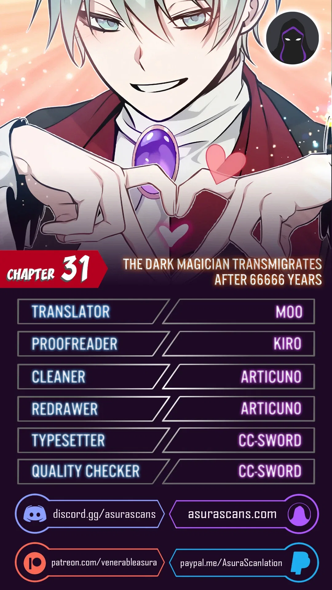 The Dark Magician Transmigrates After 66666 Years Chapter 31 – Page 1