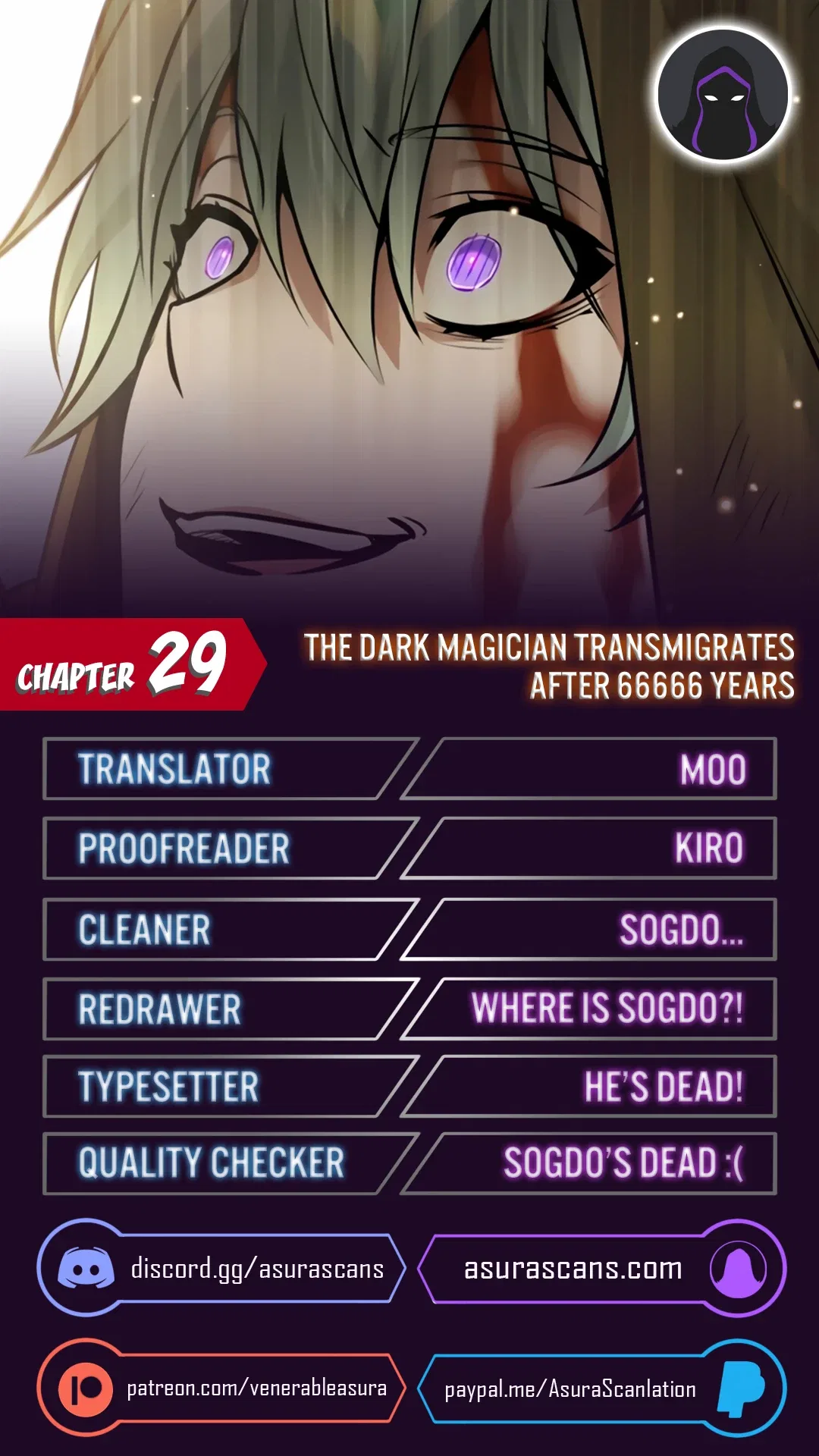 The Dark Magician Transmigrates After 66666 Years Chapter 29 – Page 1