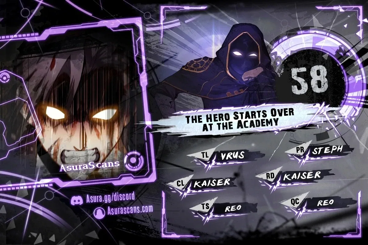 The Hero Starts Over at the Academy Chapter 58 – Page 1