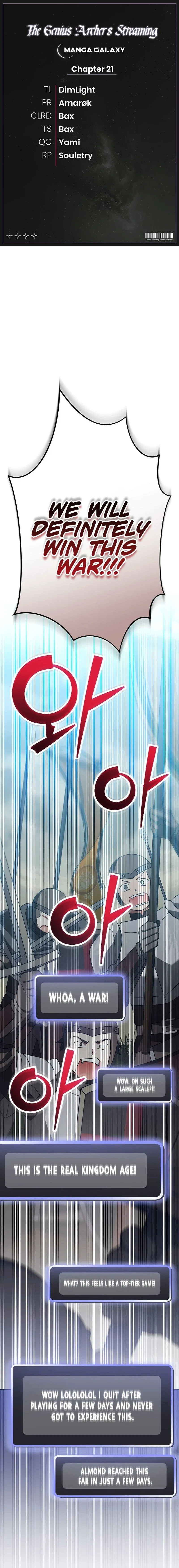 Genius Archer’s Streaming Chapter 21 – Page 1