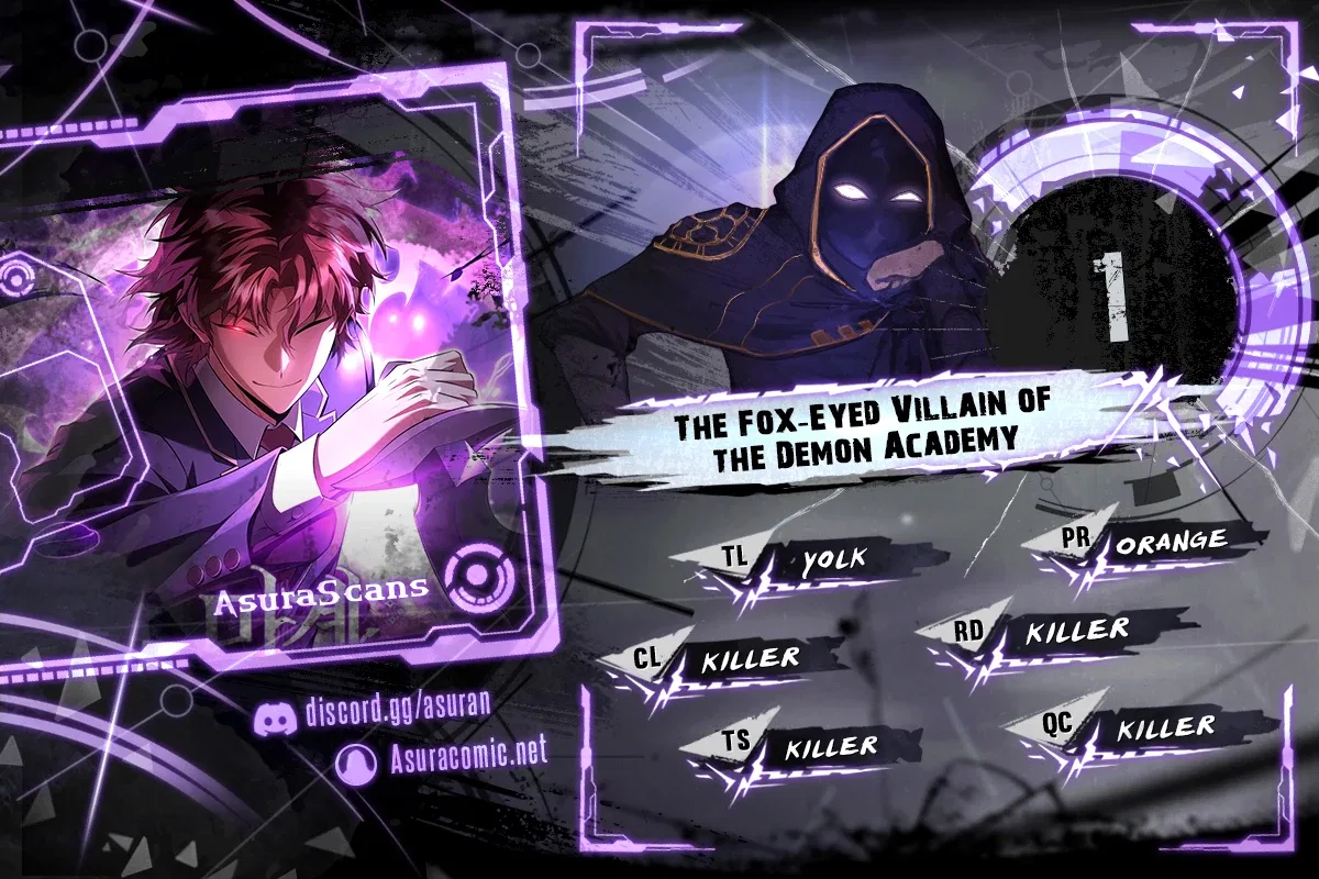 The Fox-Eyed Villain of the Demon Academy Chapter 1 – Page 1
