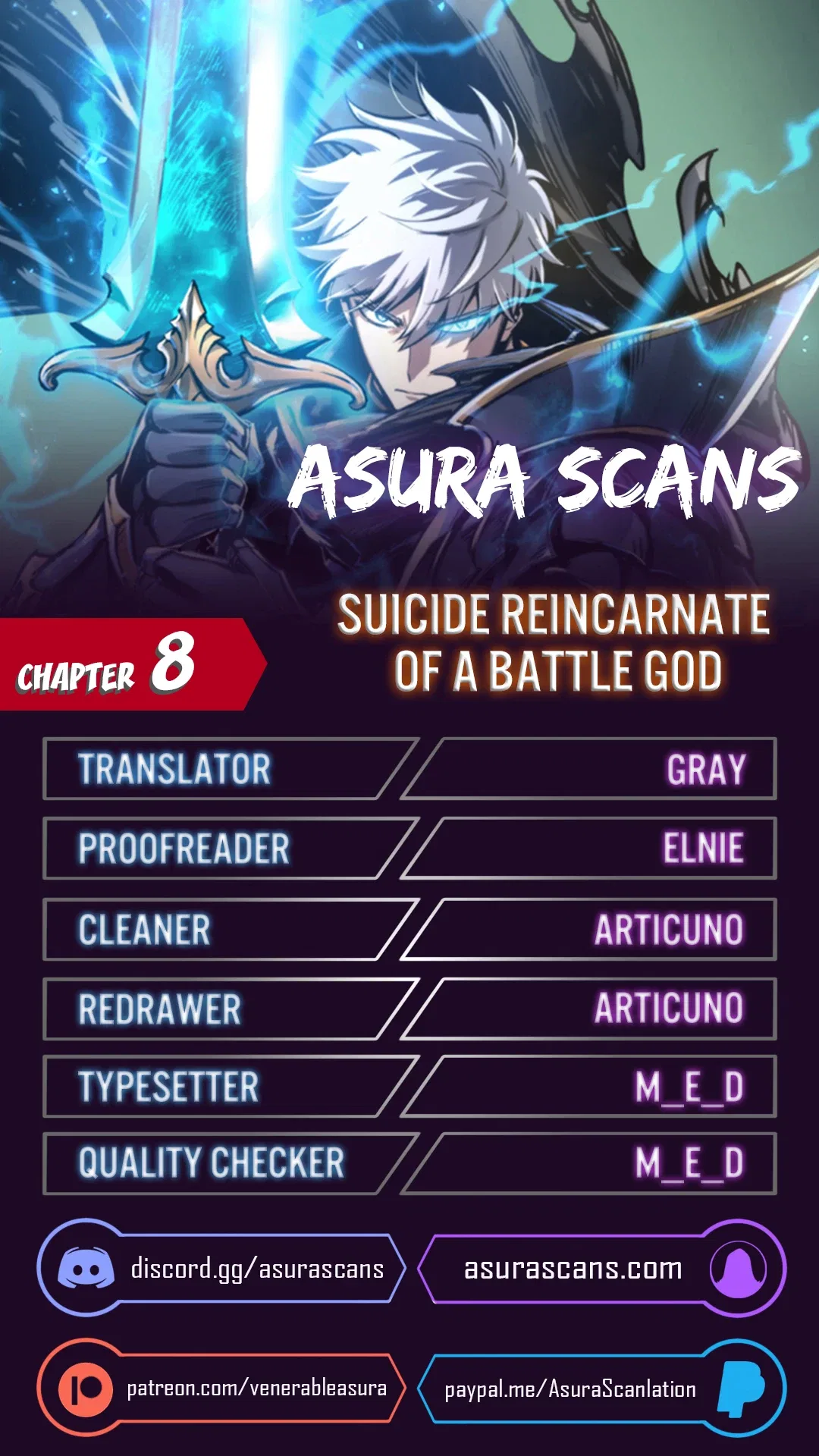Reincarnation of the Suicidal Battle God Chapter 8 – Page 1
