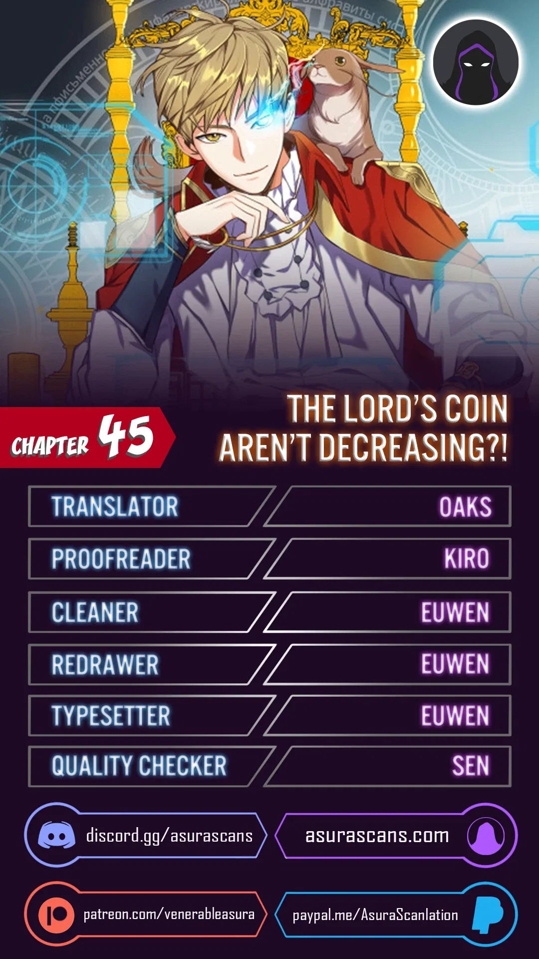 The Lord's Coins Aren't Decreasing?! Chapter 45 – Page 1