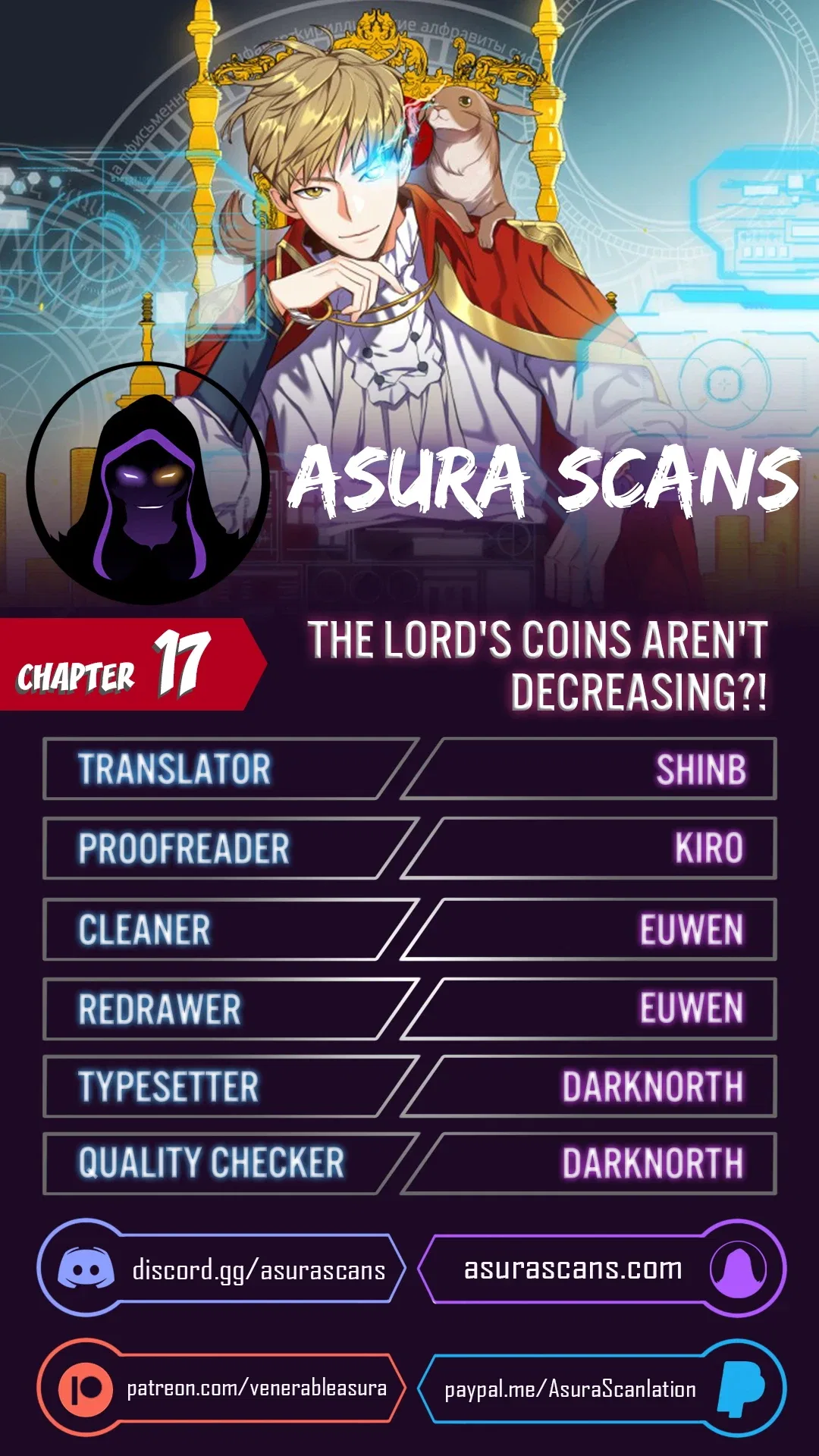 The Lord's Coins Aren't Decreasing?! Chapter 17 – Page 1