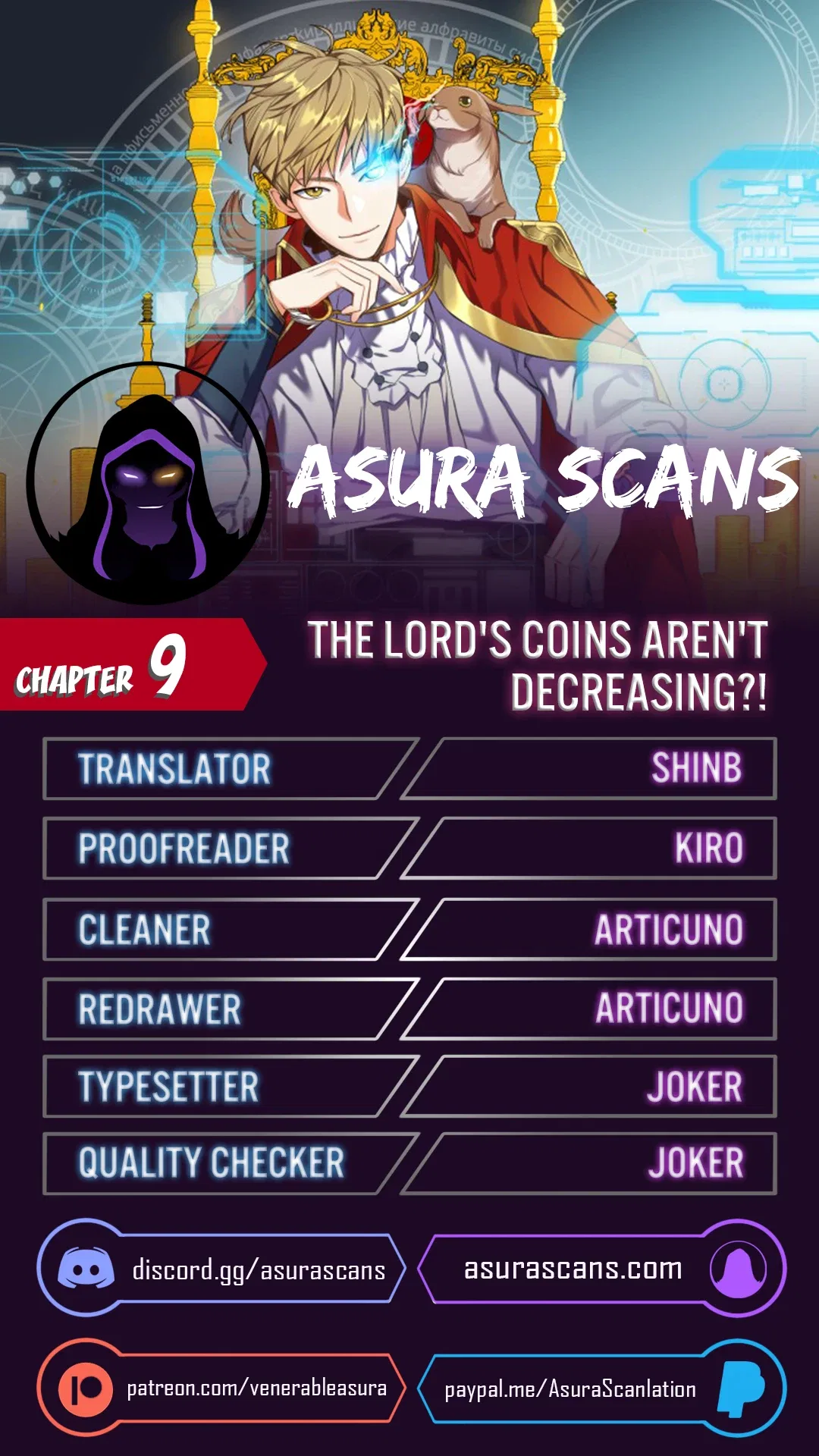 The Lord's Coins Aren't Decreasing?! Chapter 9 – Page 1