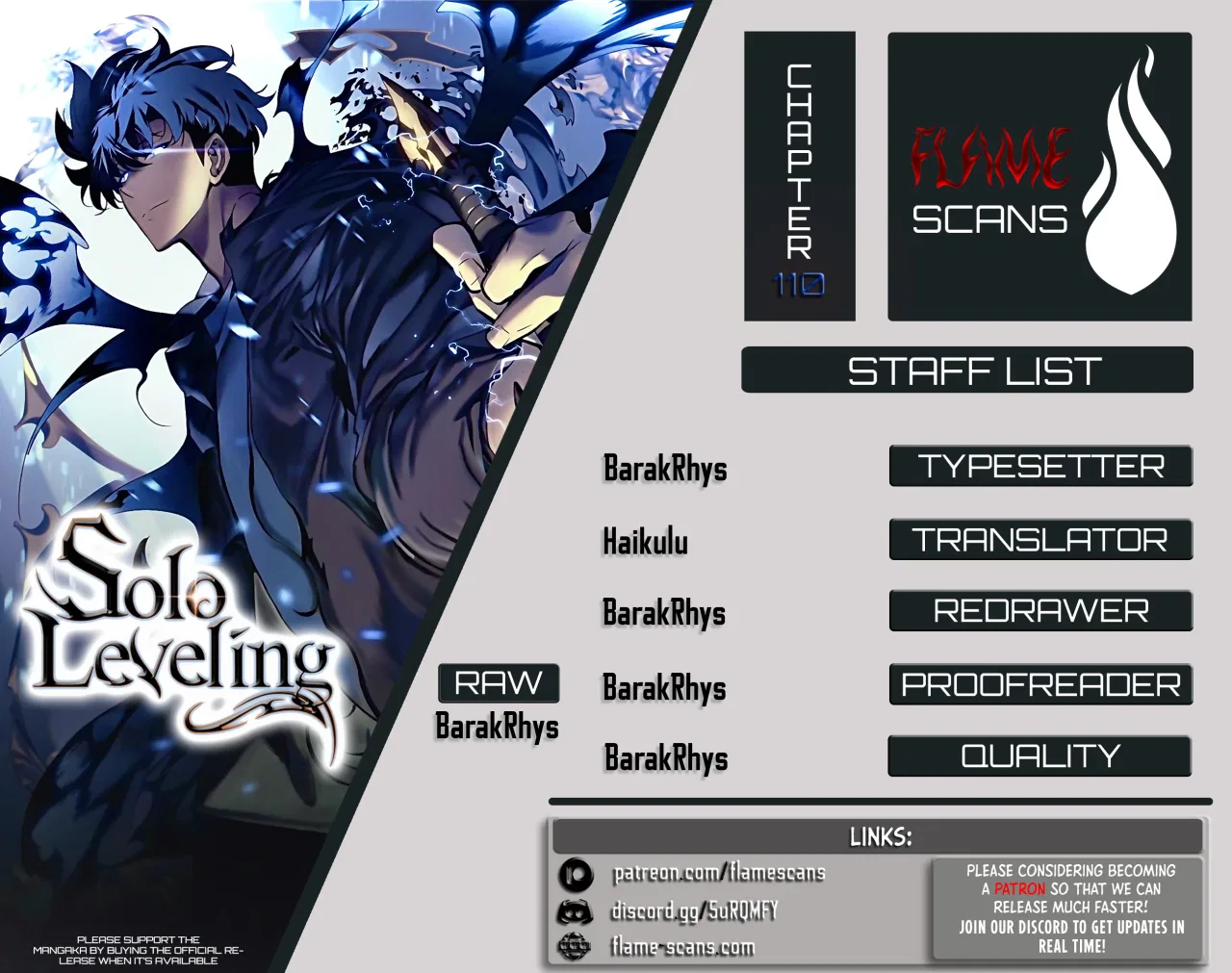 Solo Leveling Chapter 110 – Page 1