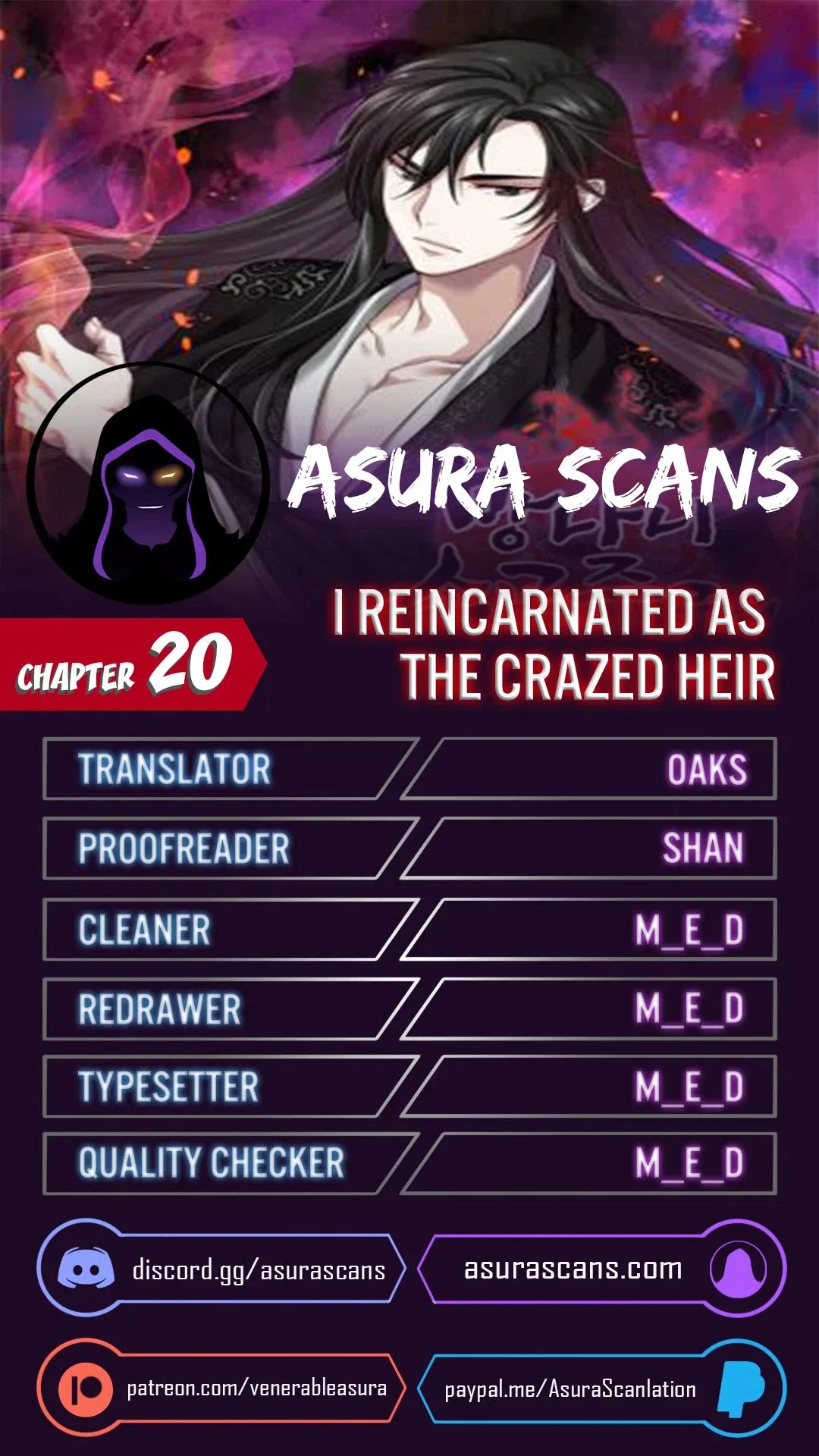 I Reincarnated As The Crazed Heir Chapter 20 – Page 1