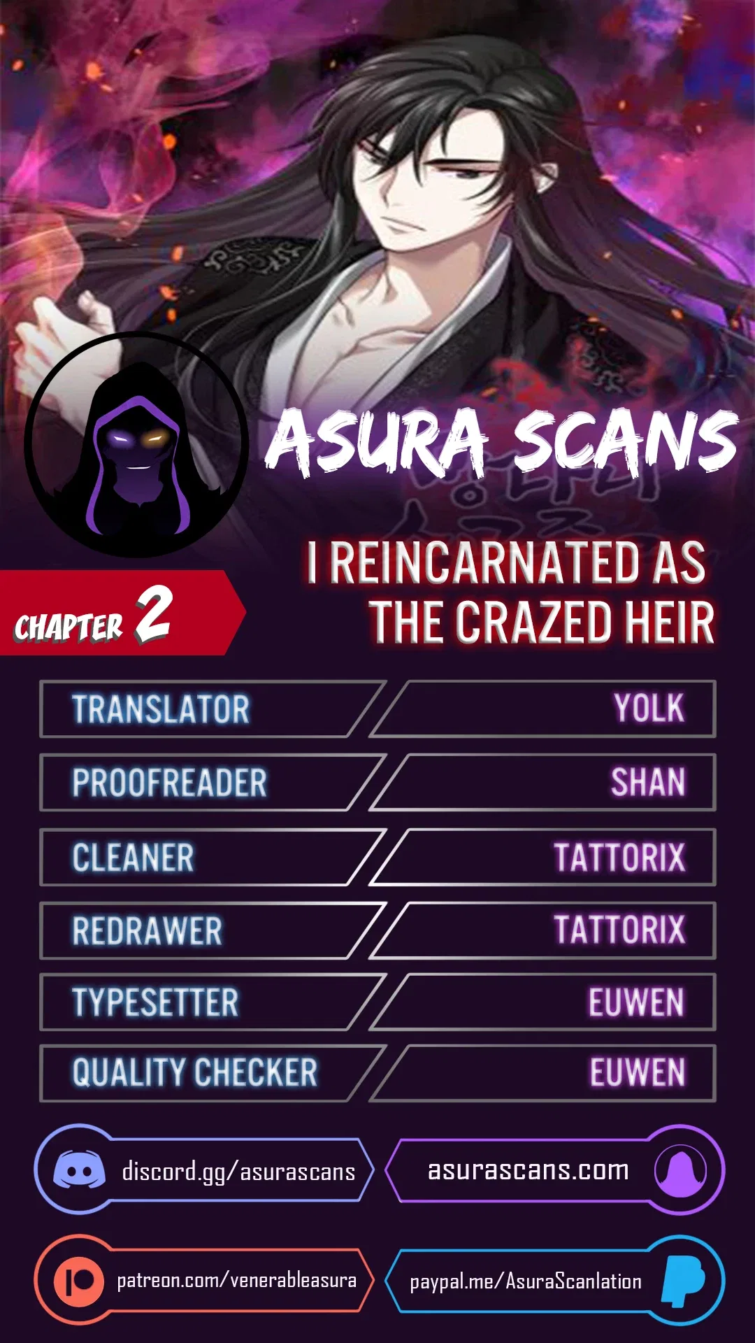 I Reincarnated As The Crazed Heir Chapter 2 – Page 1