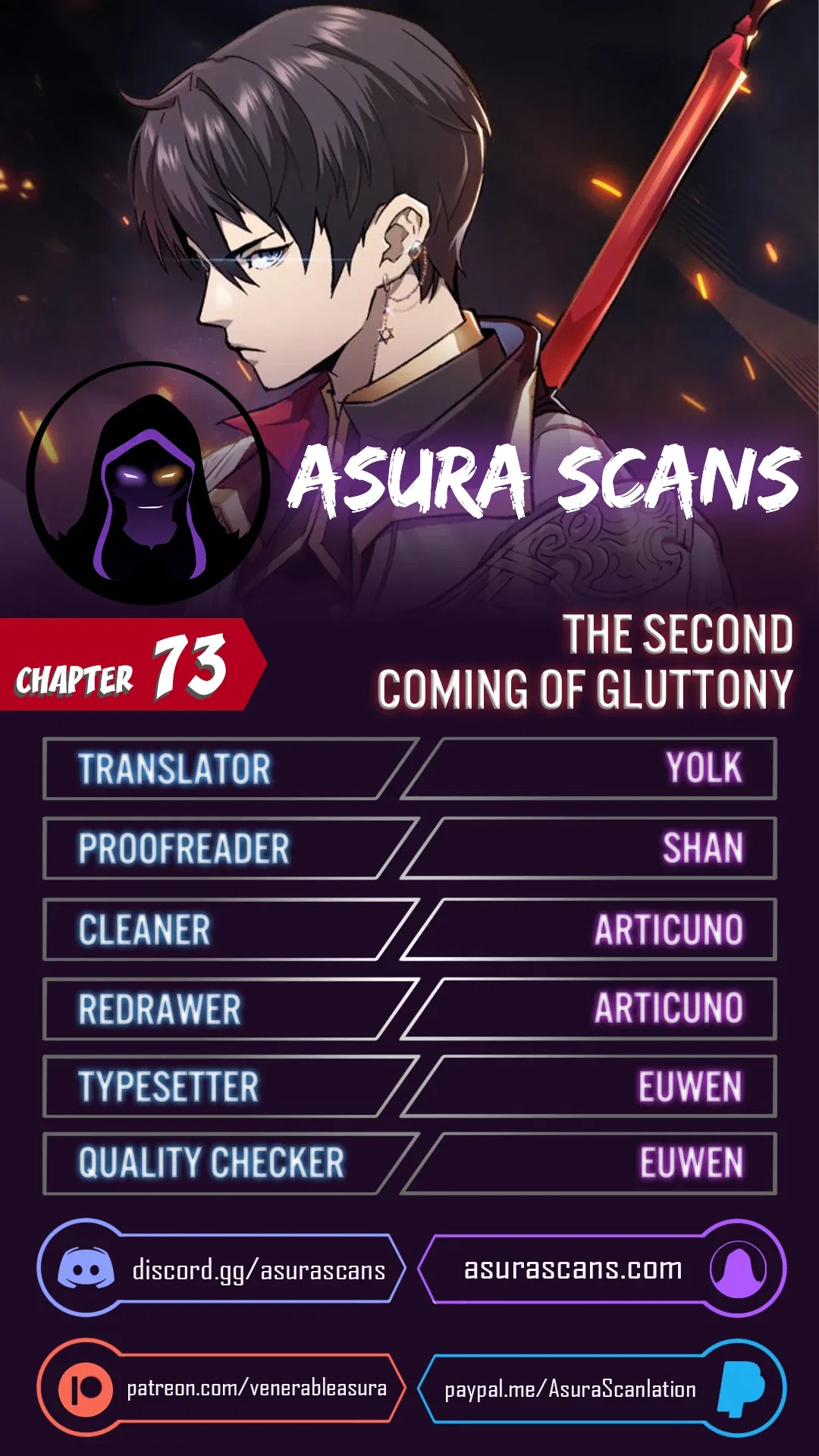 The Second Coming of Gluttony Chapter 73 – Page 1