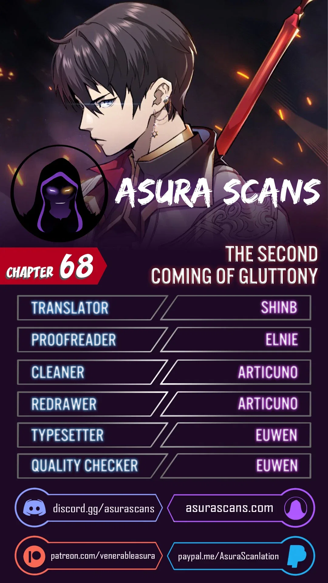 The Second Coming of Gluttony Chapter 68 – Page 1