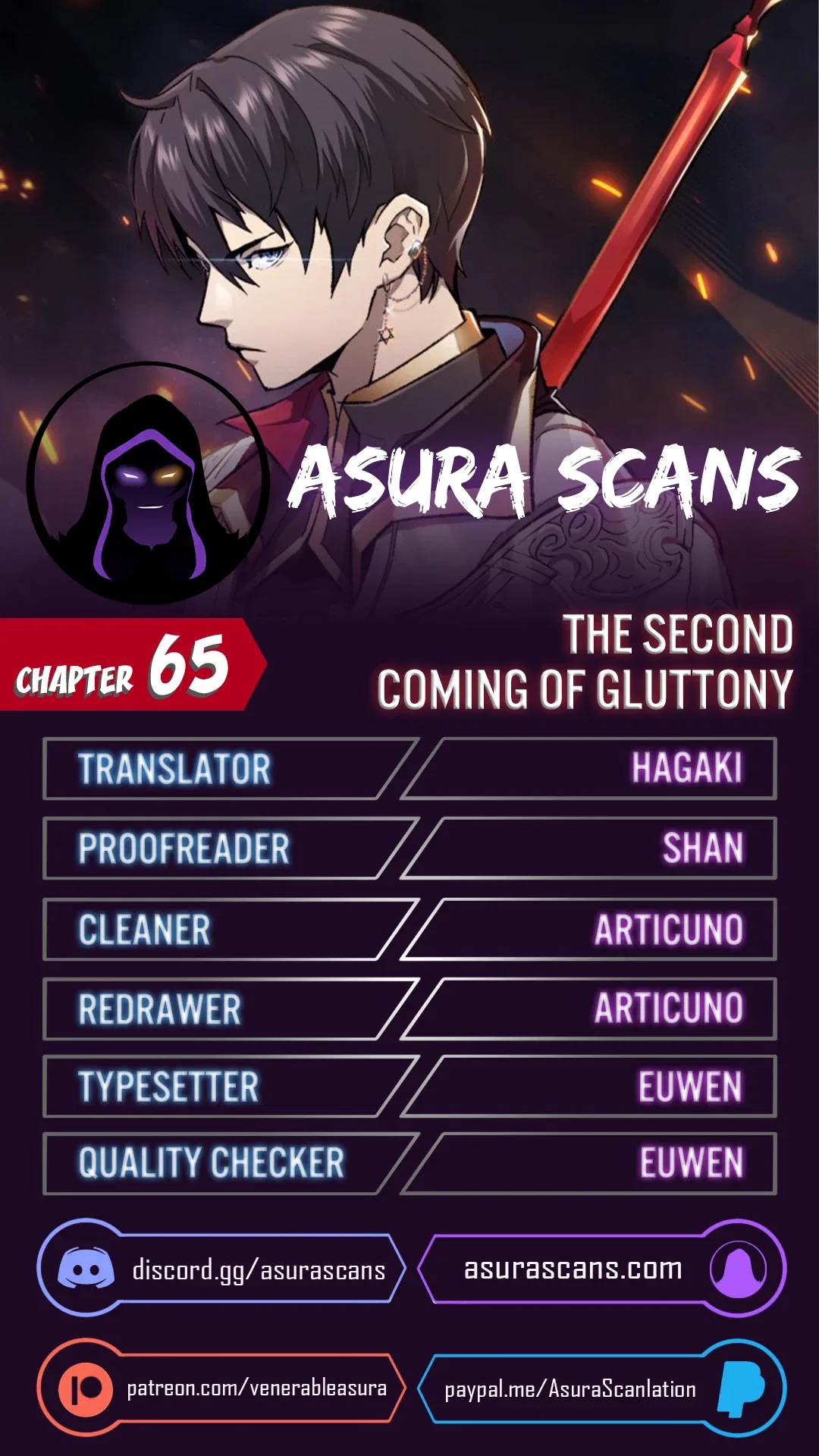 The Second Coming of Gluttony Chapter 65 – Page 1