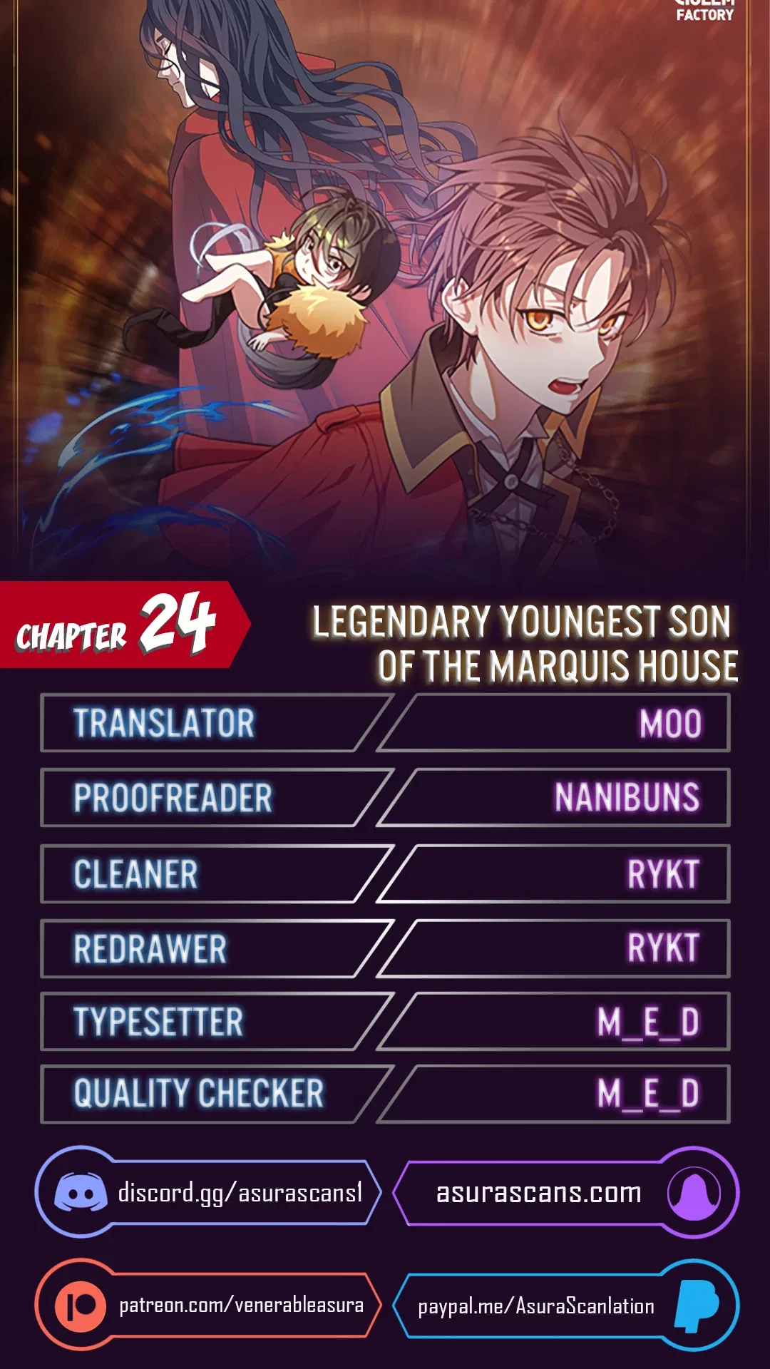 Legendary Youngest Son of the Marquis House Chapter 24 – Page 1
