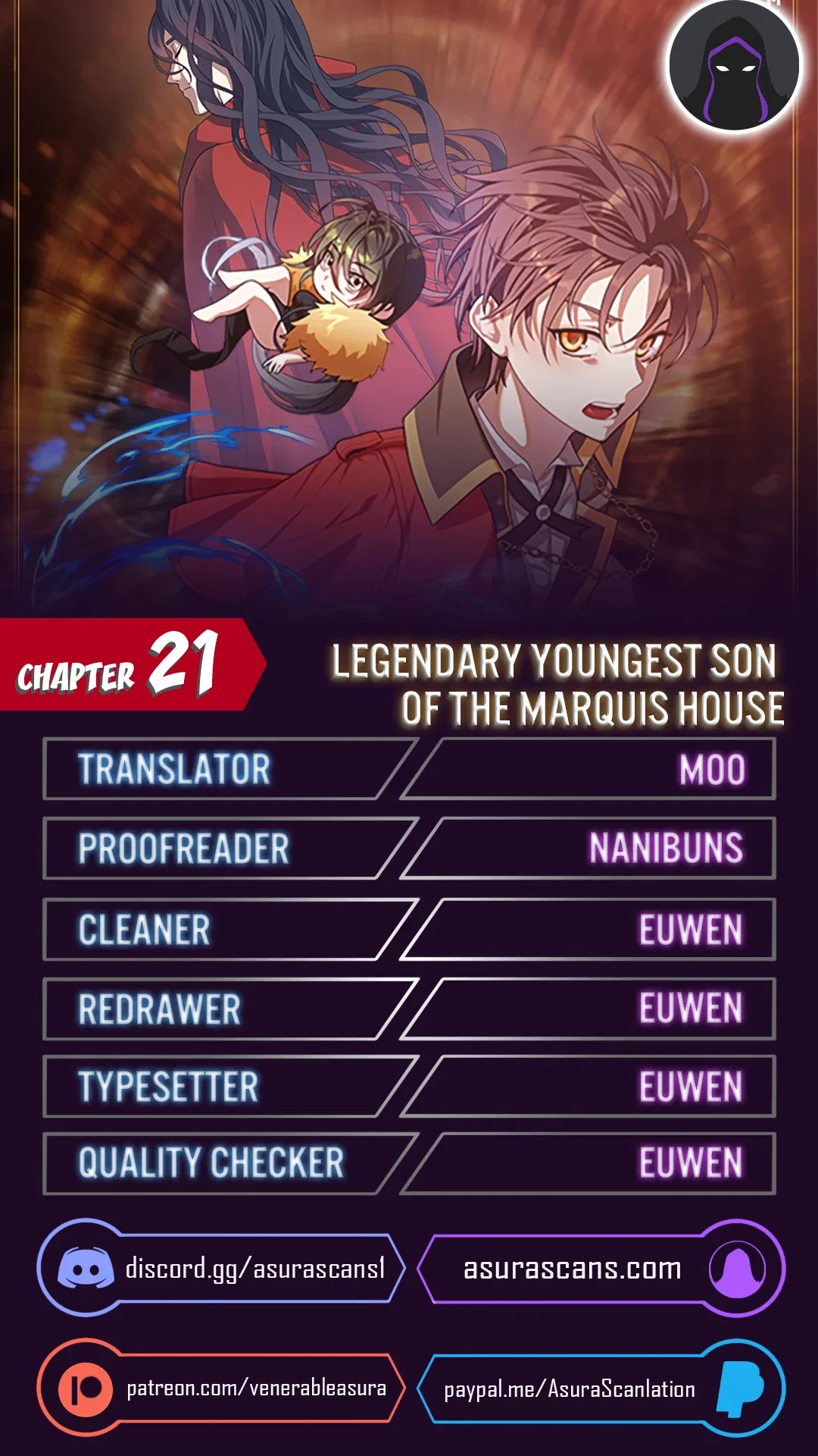 Legendary Youngest Son of the Marquis House Chapter 21 – Page 1