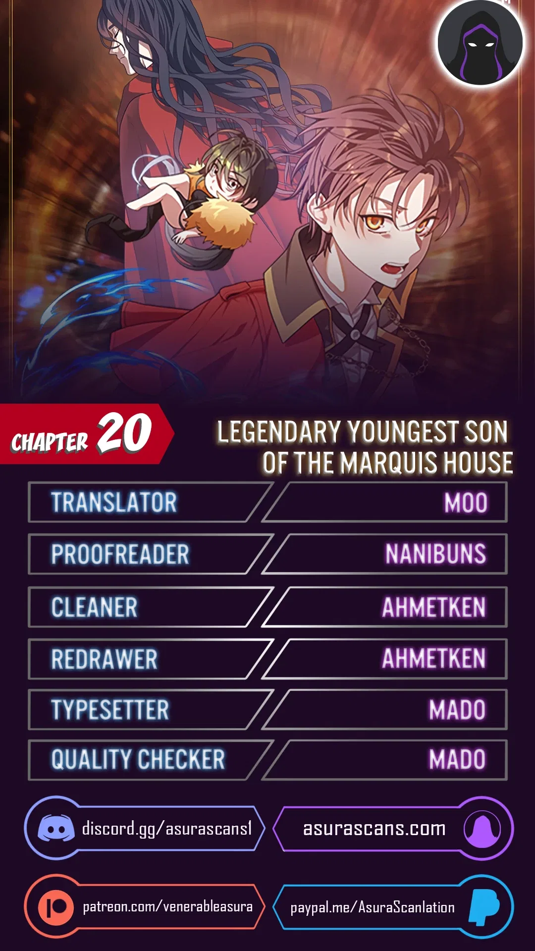 Legendary Youngest Son of the Marquis House Chapter 20 – Page 1