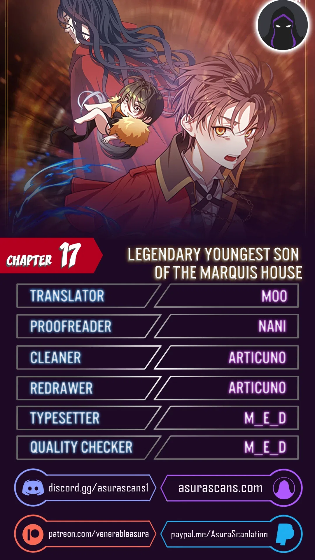 Legendary Youngest Son of the Marquis House Chapter 17 – Page 1