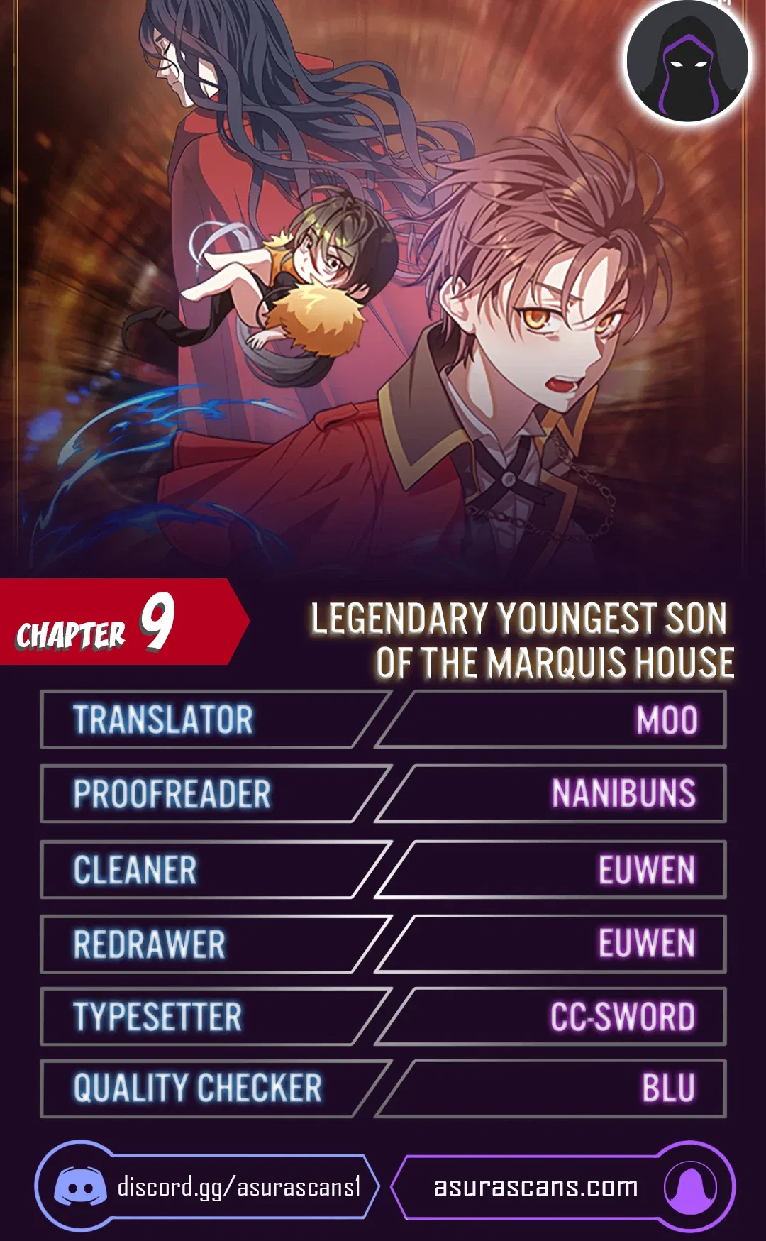 Legendary Youngest Son of the Marquis House Chapter 9 – Page 1