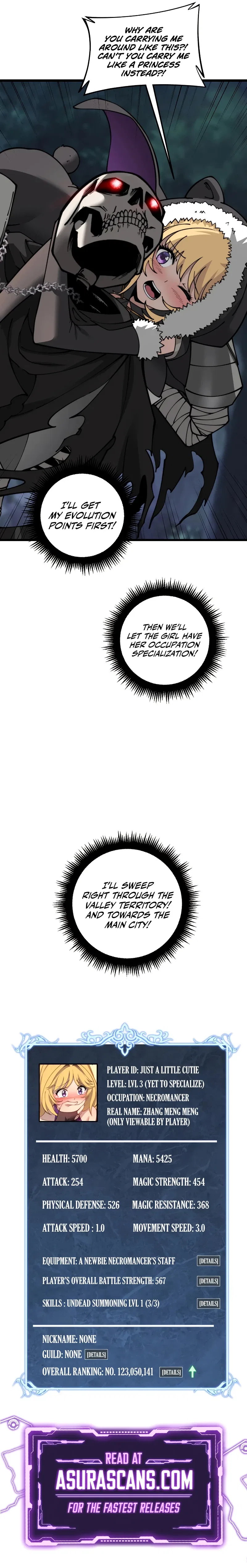 Otherworldly Skeleton Evolution Chapter 7 – Page 13