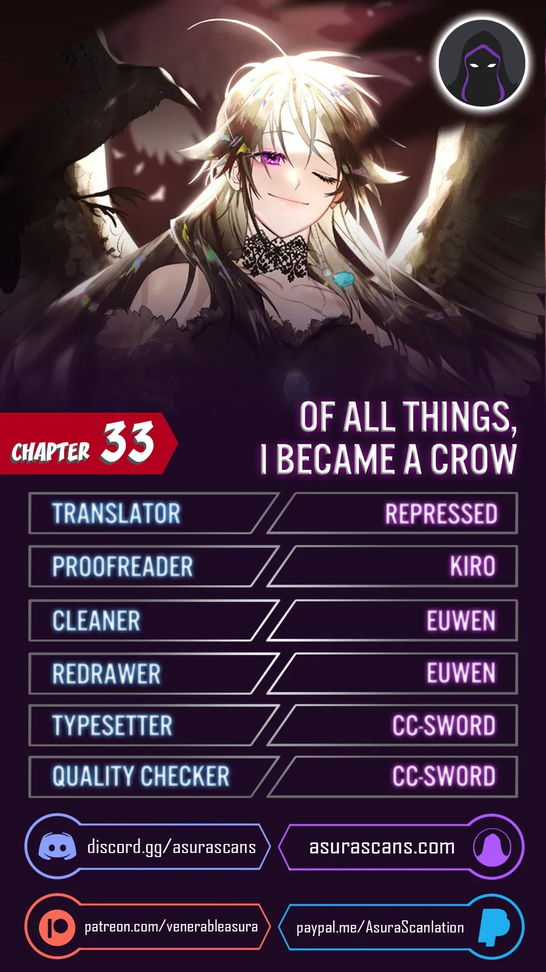 Of All Things, I Became a Crow Chapter 33 – Page 1