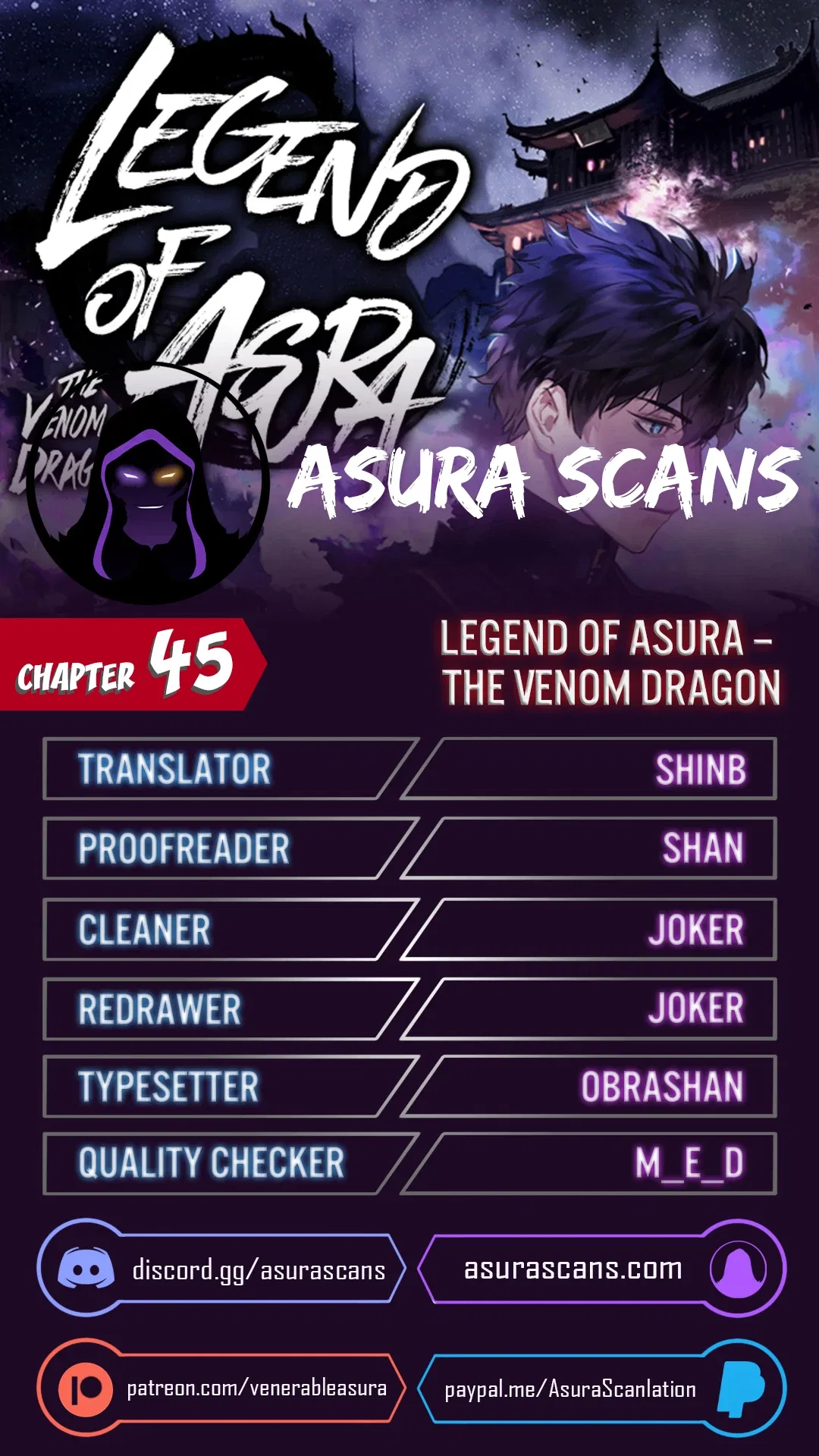 Legend of Asura – The Venom Dragon Chapter 45 – Page 1