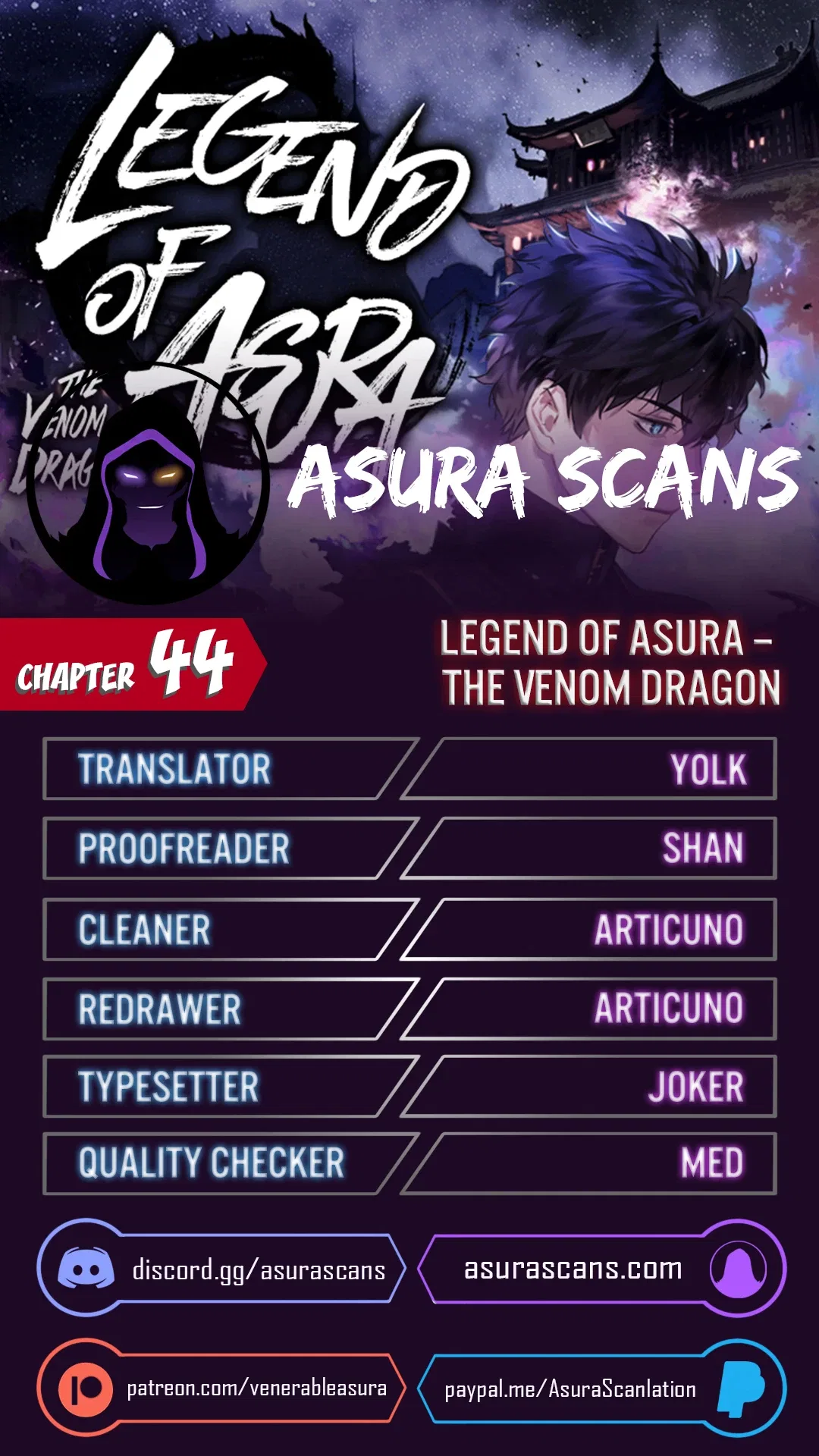 Legend of Asura – The Venom Dragon Chapter 44 – Page 1
