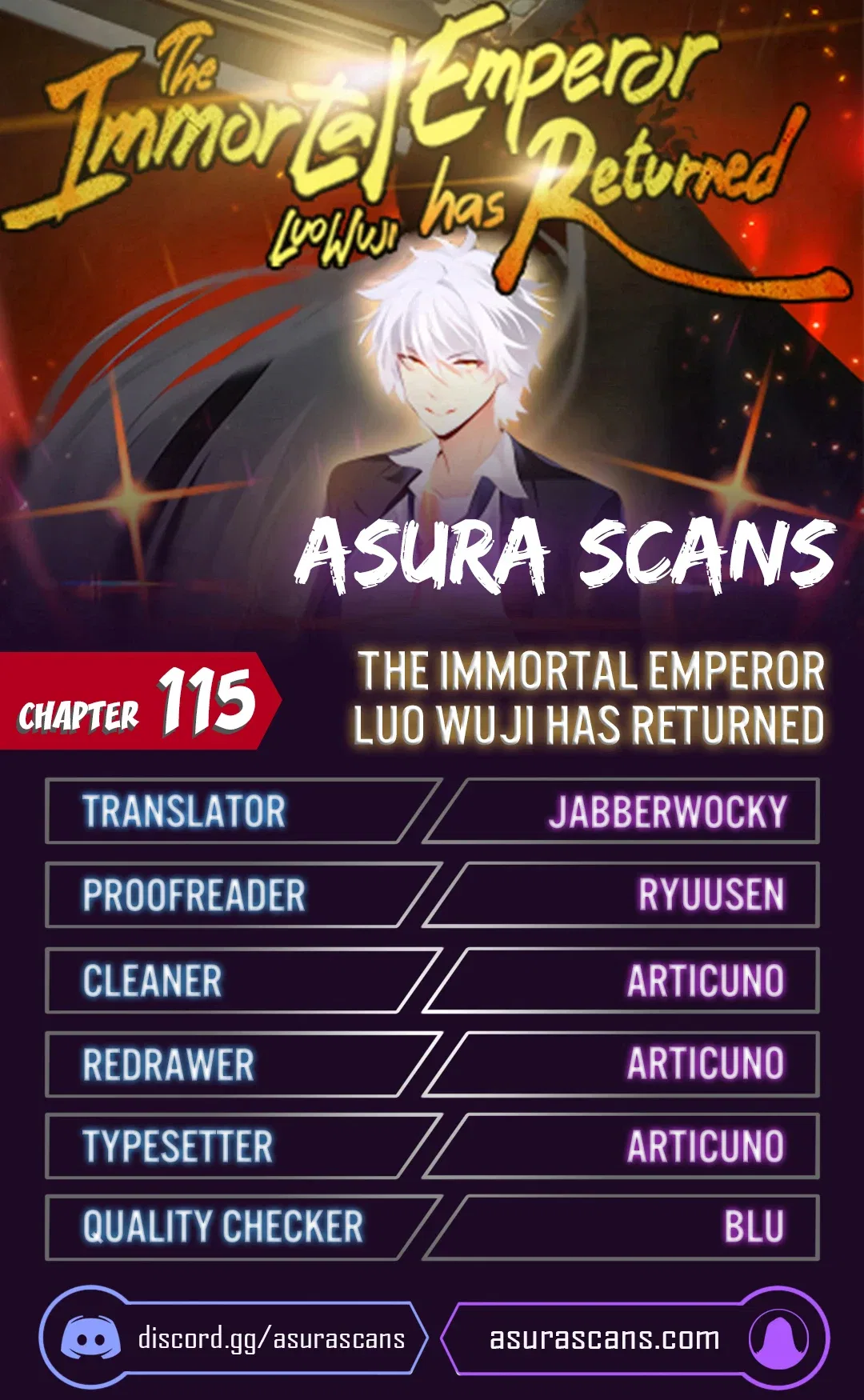 The Immortal Emperor Luo Wuji Has Returned Chapter 115 – Page 1