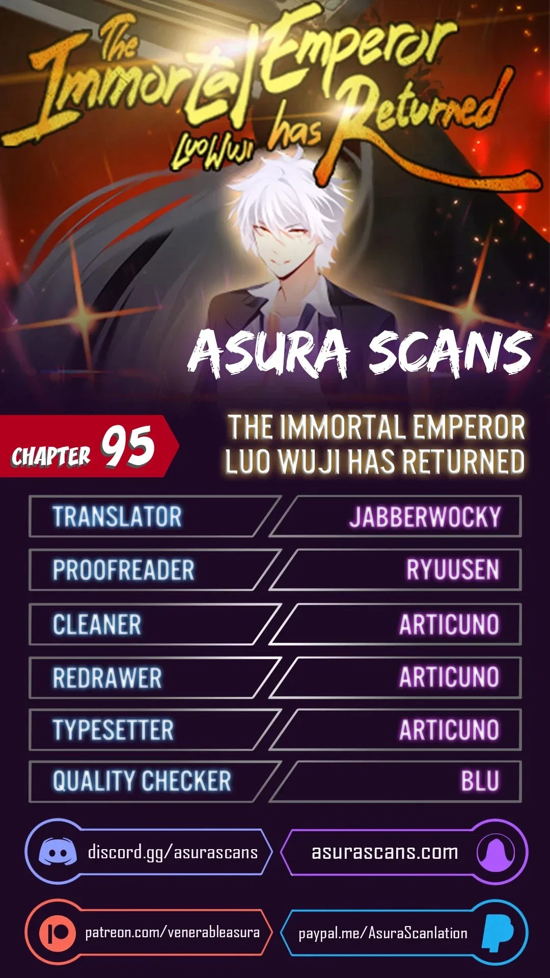 The Immortal Emperor Luo Wuji Has Returned Chapter 95 – Page 1