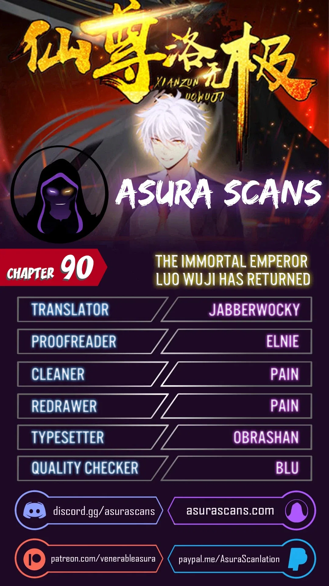 The Immortal Emperor Luo Wuji Has Returned Chapter 90 – Page 1