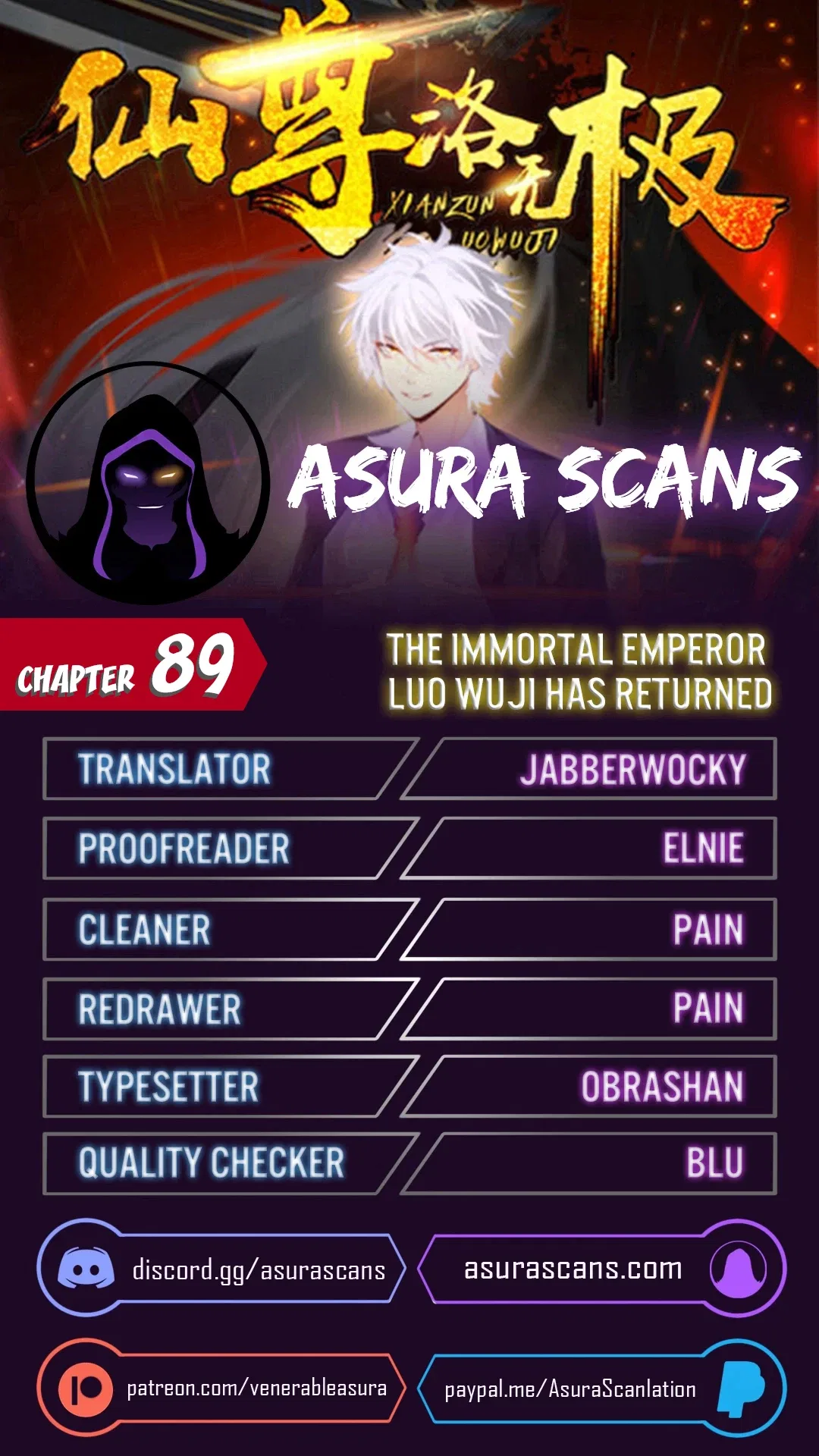 The Immortal Emperor Luo Wuji Has Returned Chapter 89 – Page 1