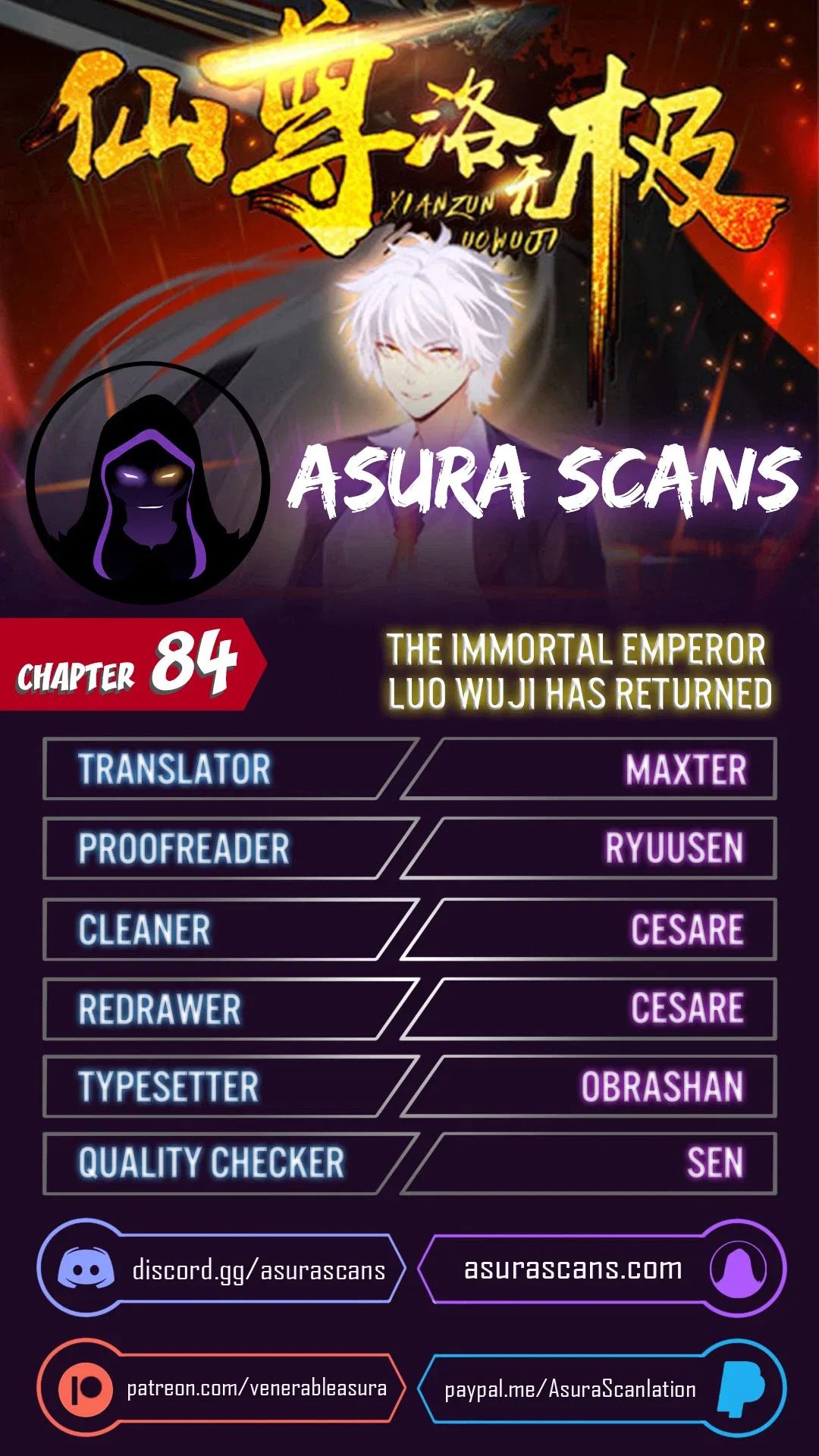 The Immortal Emperor Luo Wuji Has Returned Chapter 84 – Page 1